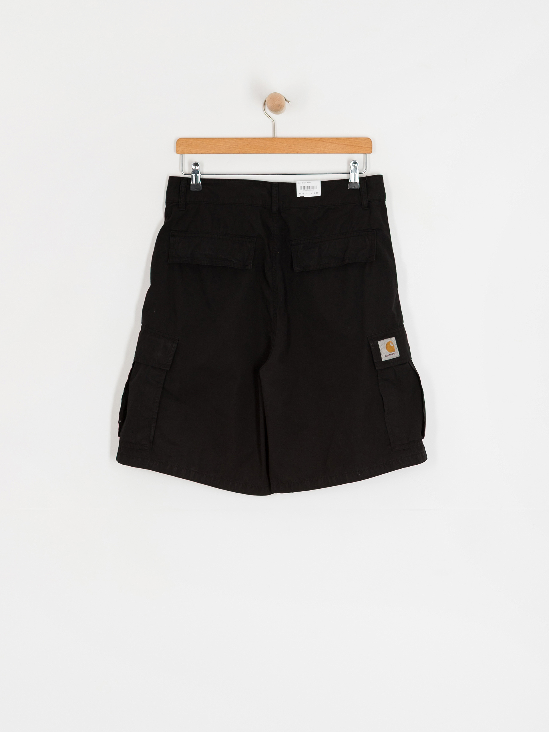 Pantaloni scurți Carhartt WIP Cole Cargo (black/garment dyed)