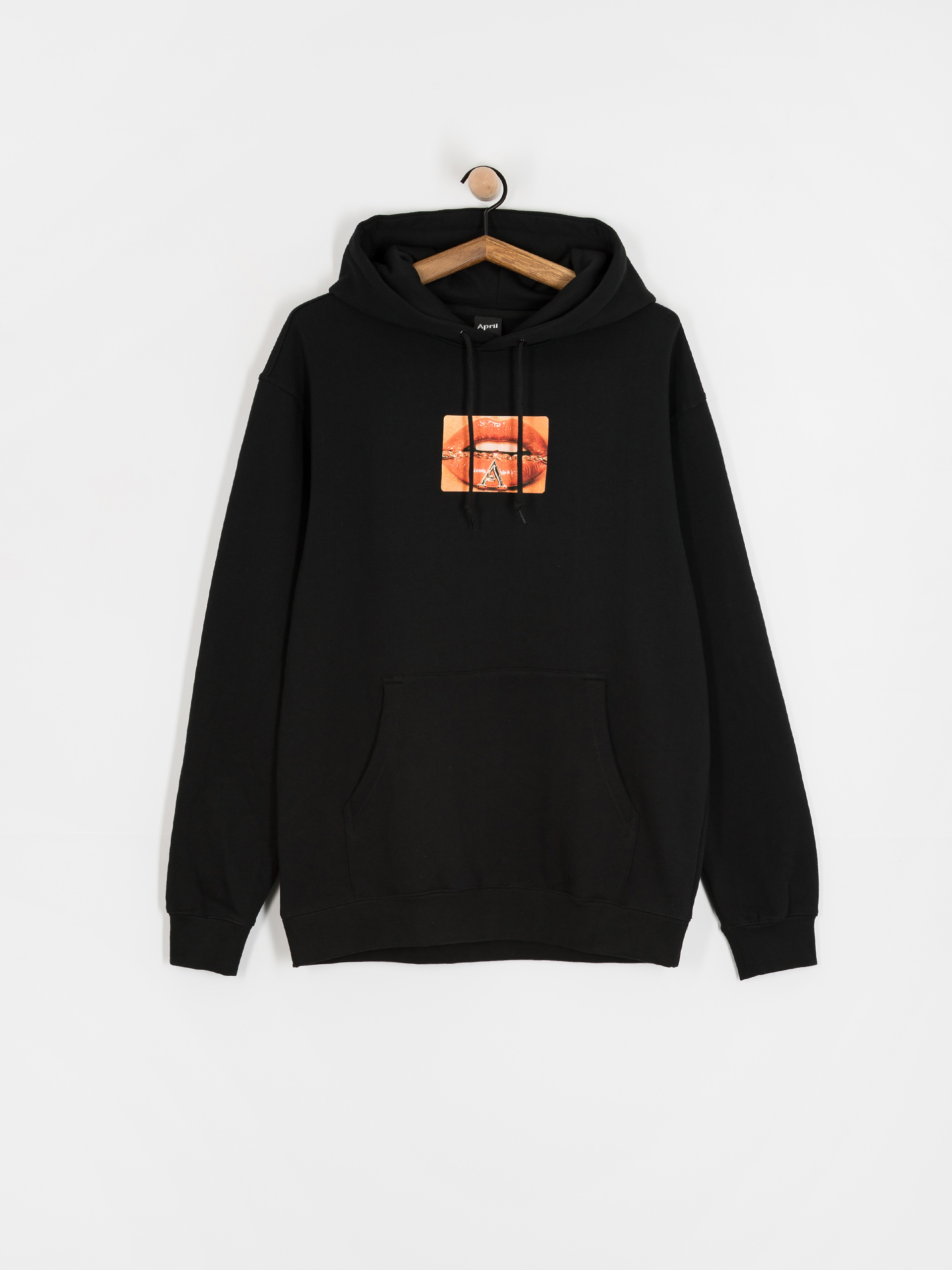 Hanorac cu glugă April Skateboards Pendant HD (vintage black)