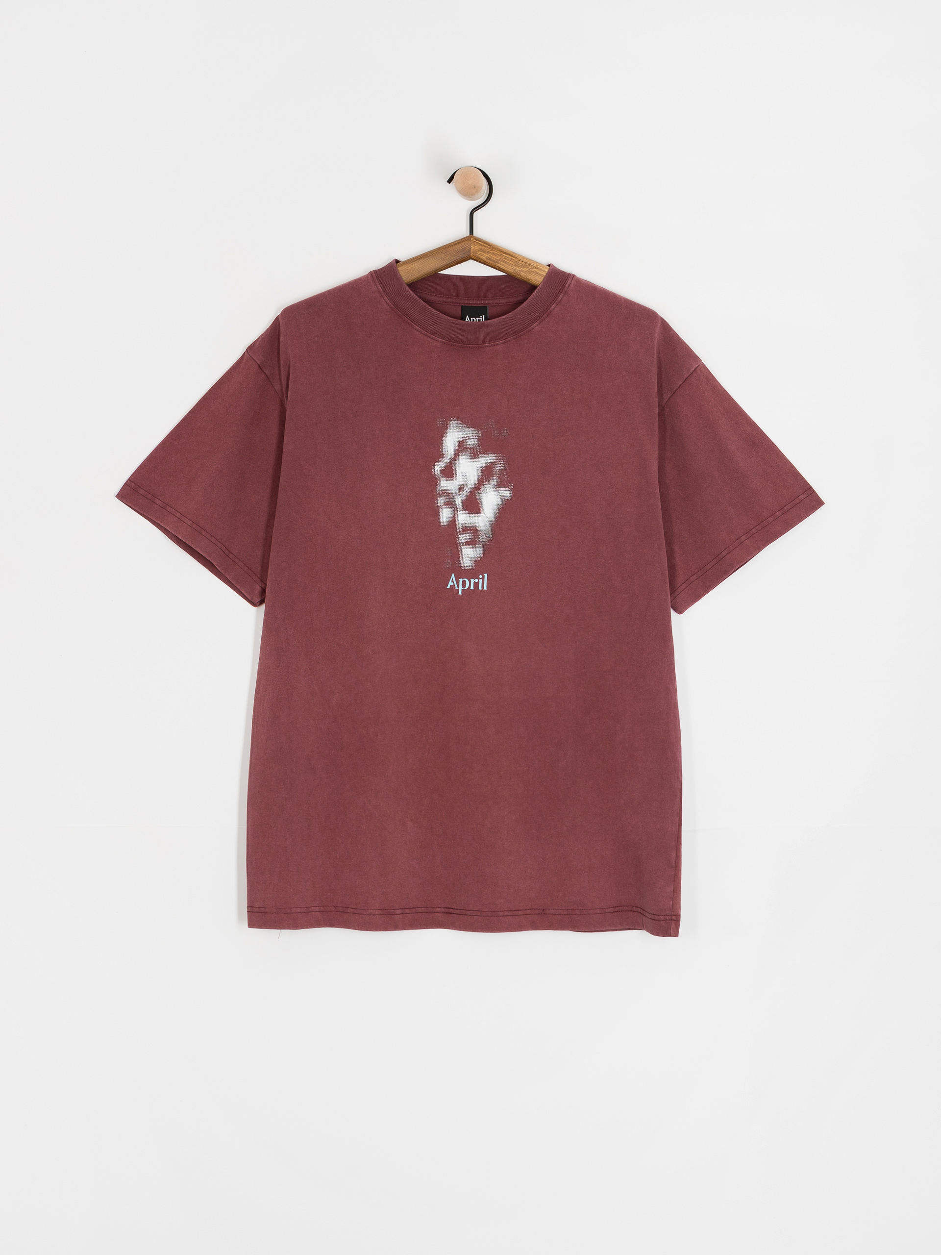 Tricou April Skateboards Two Face (mahogany)