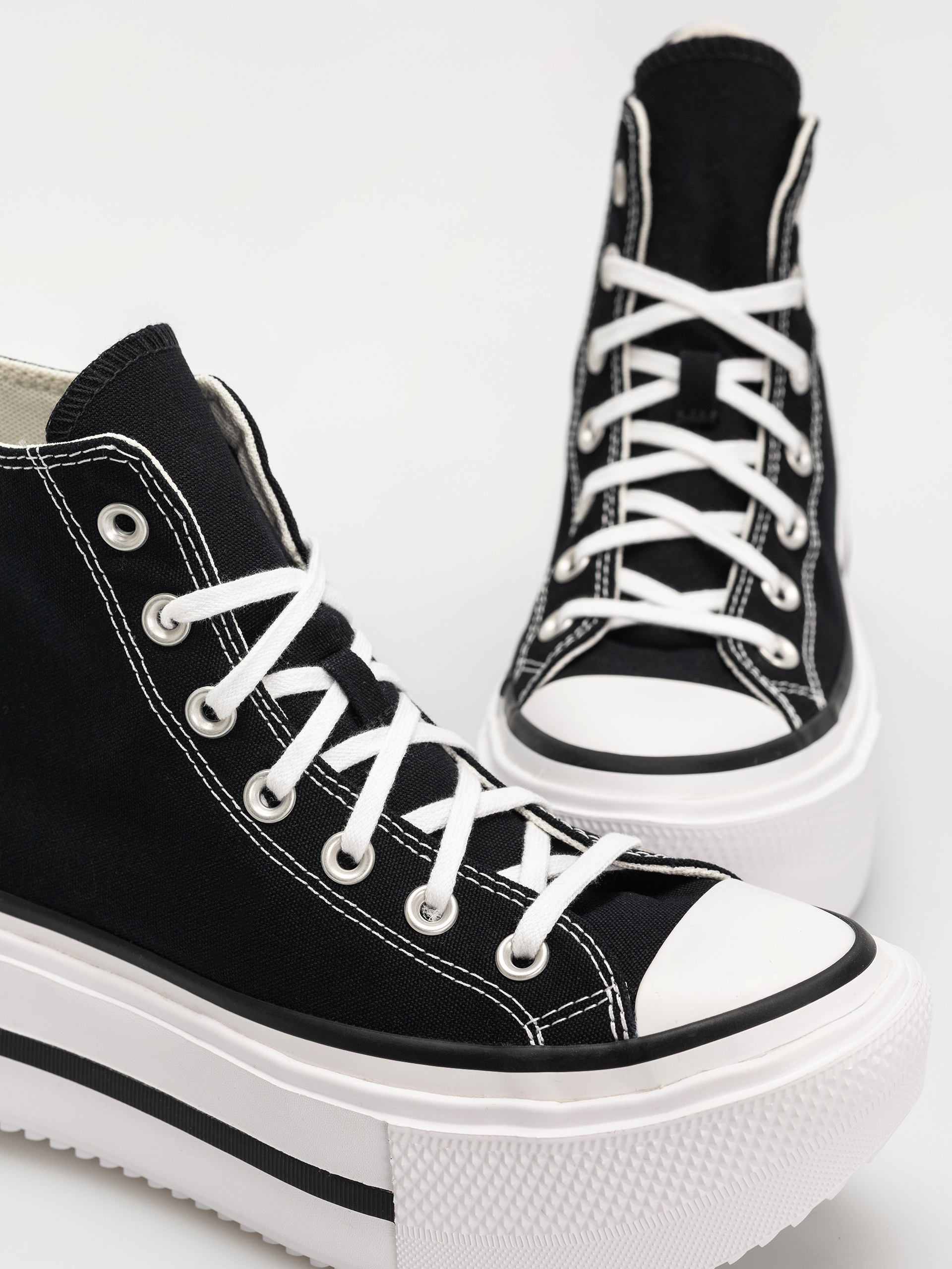 Teniși Converse Chuck Taylor All Star Lift Double Stack Hi (black/white/black)