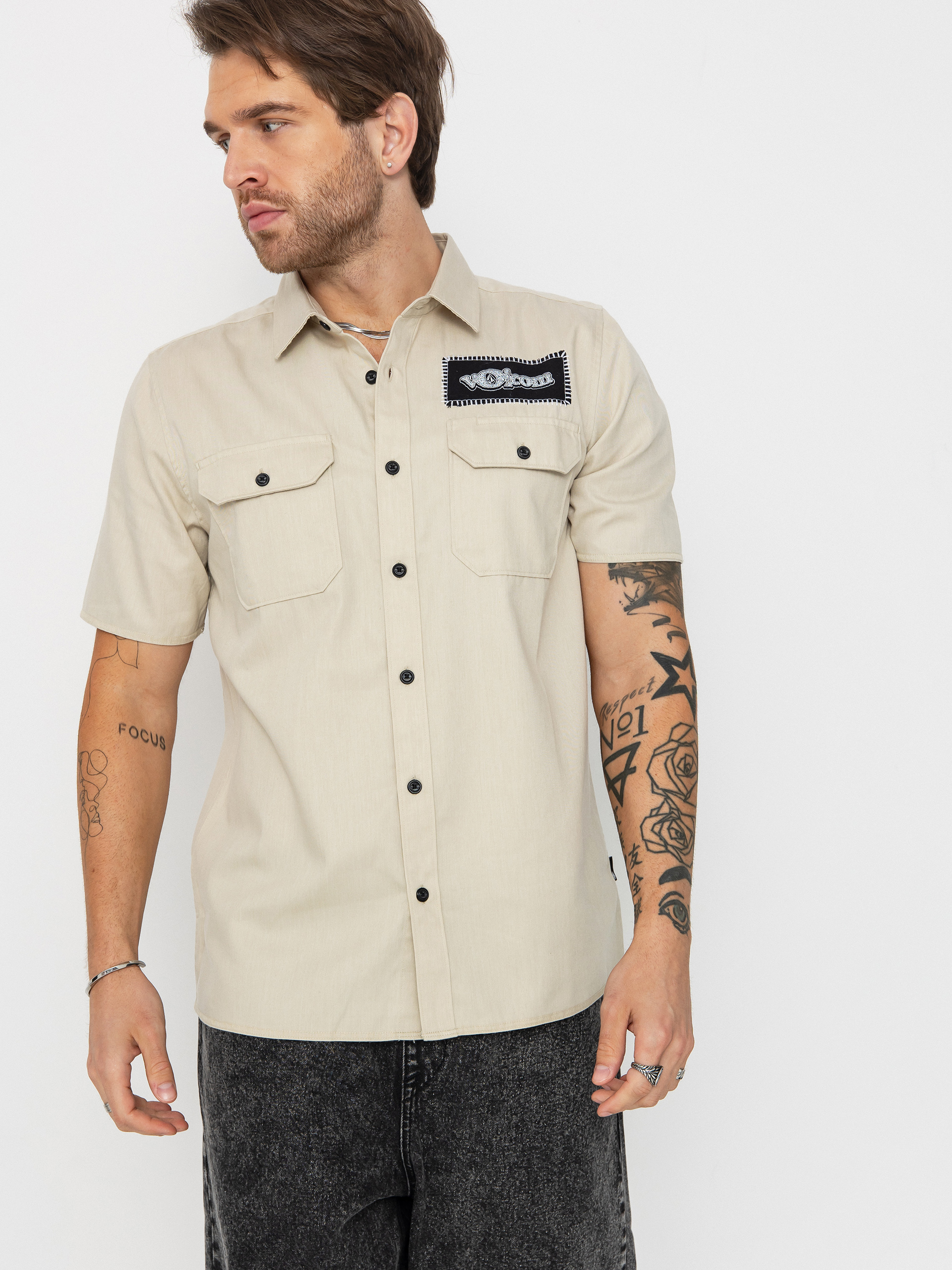 Cămașă Volcom Volcom Ent (pale khaki)