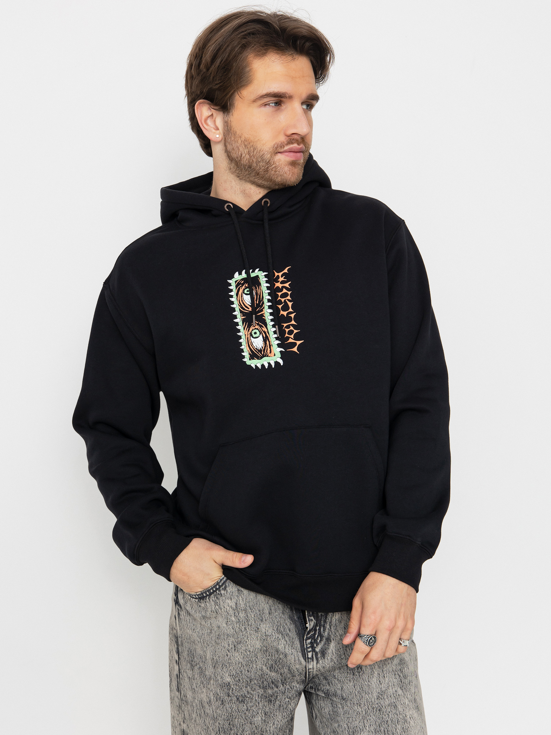 Hanorac cu glugă Volcom Noder HD (black)