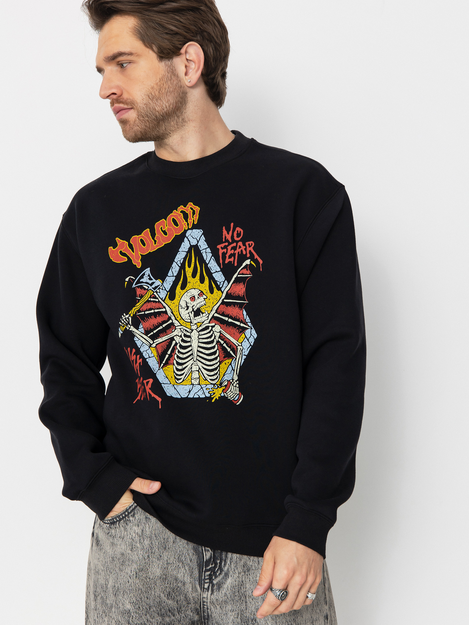 Hanorac Volcom Noder Crew (black)
