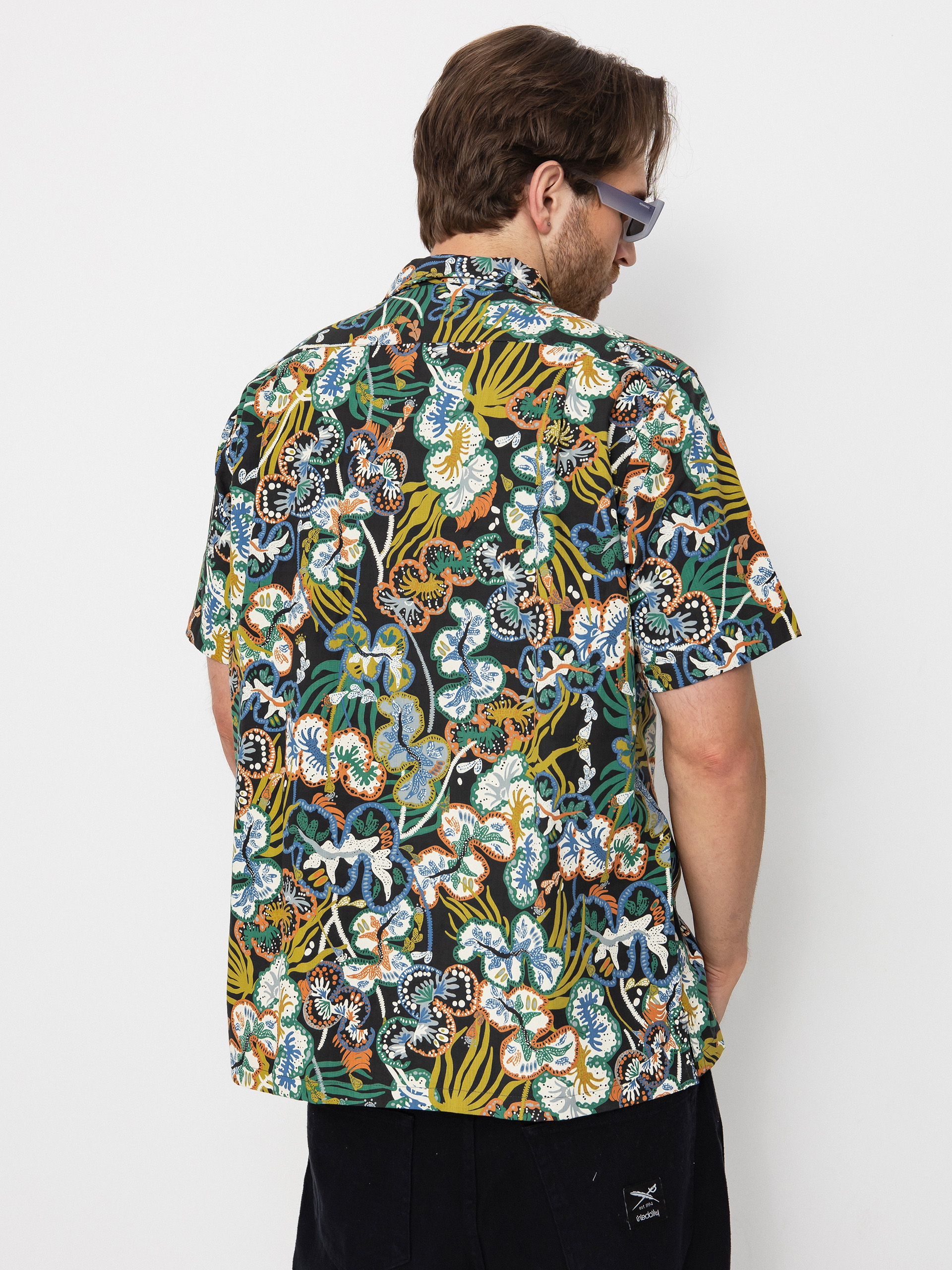 Cămașă Patagonia Tidal Threads Camp (undersea/ink black)