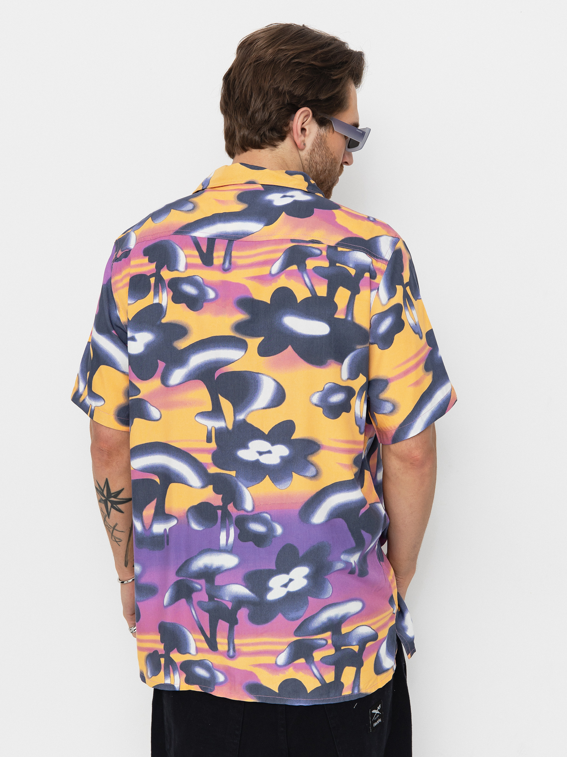 Cămașă Quiksilver Safe Paradise (vintage violet biophilia)
