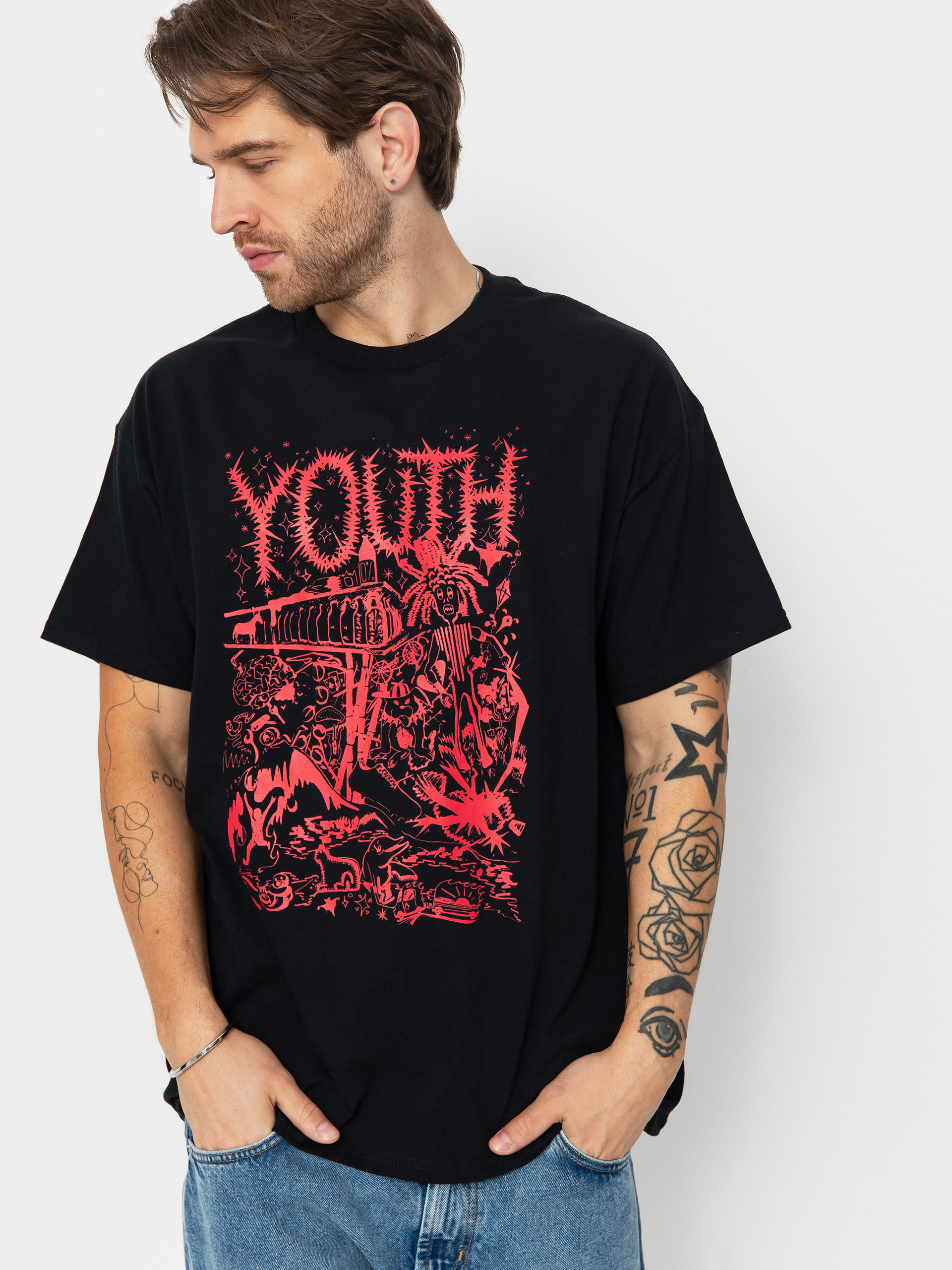 Tricou Youth Skateboards Dida (black)