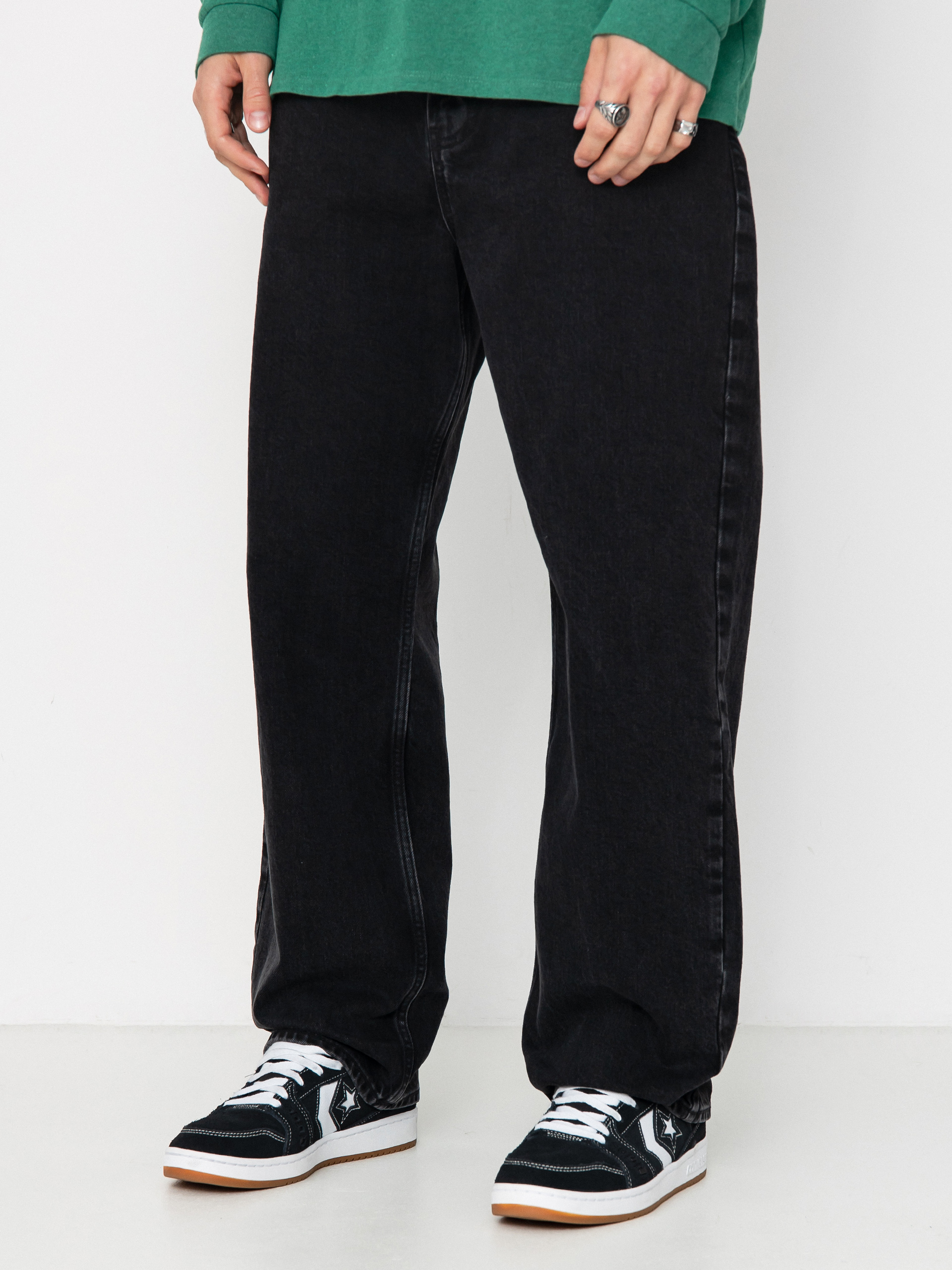 Pantaloni Beyond Medals Loose Jeans (black)
