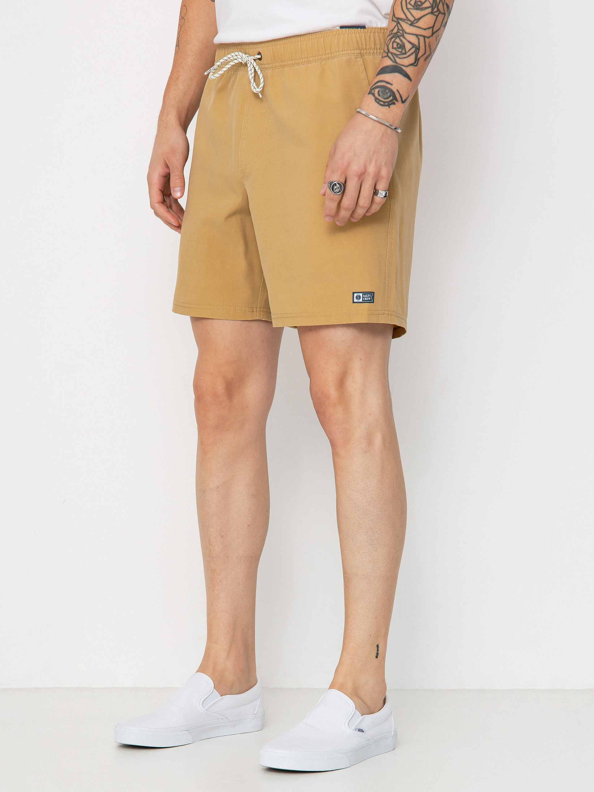 Pantaloni scuru021bi Salty Crew Seadog Volley (saffron)