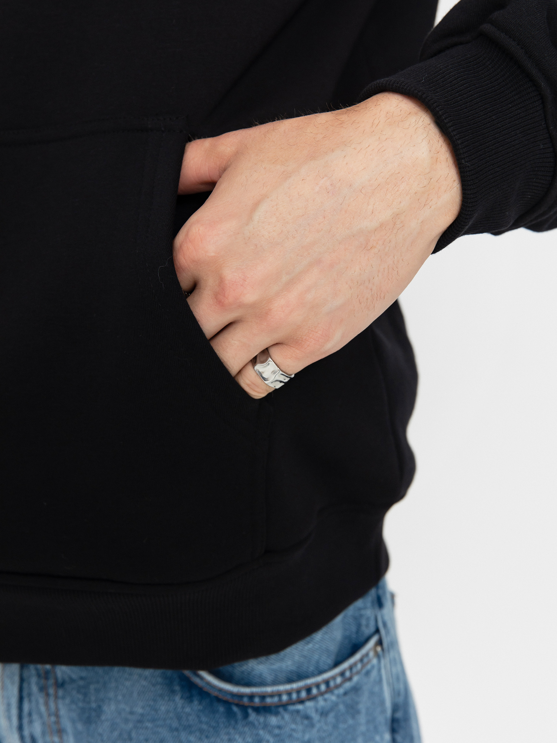 Hanorac cu glugă Palto Hiking Club HD (black)