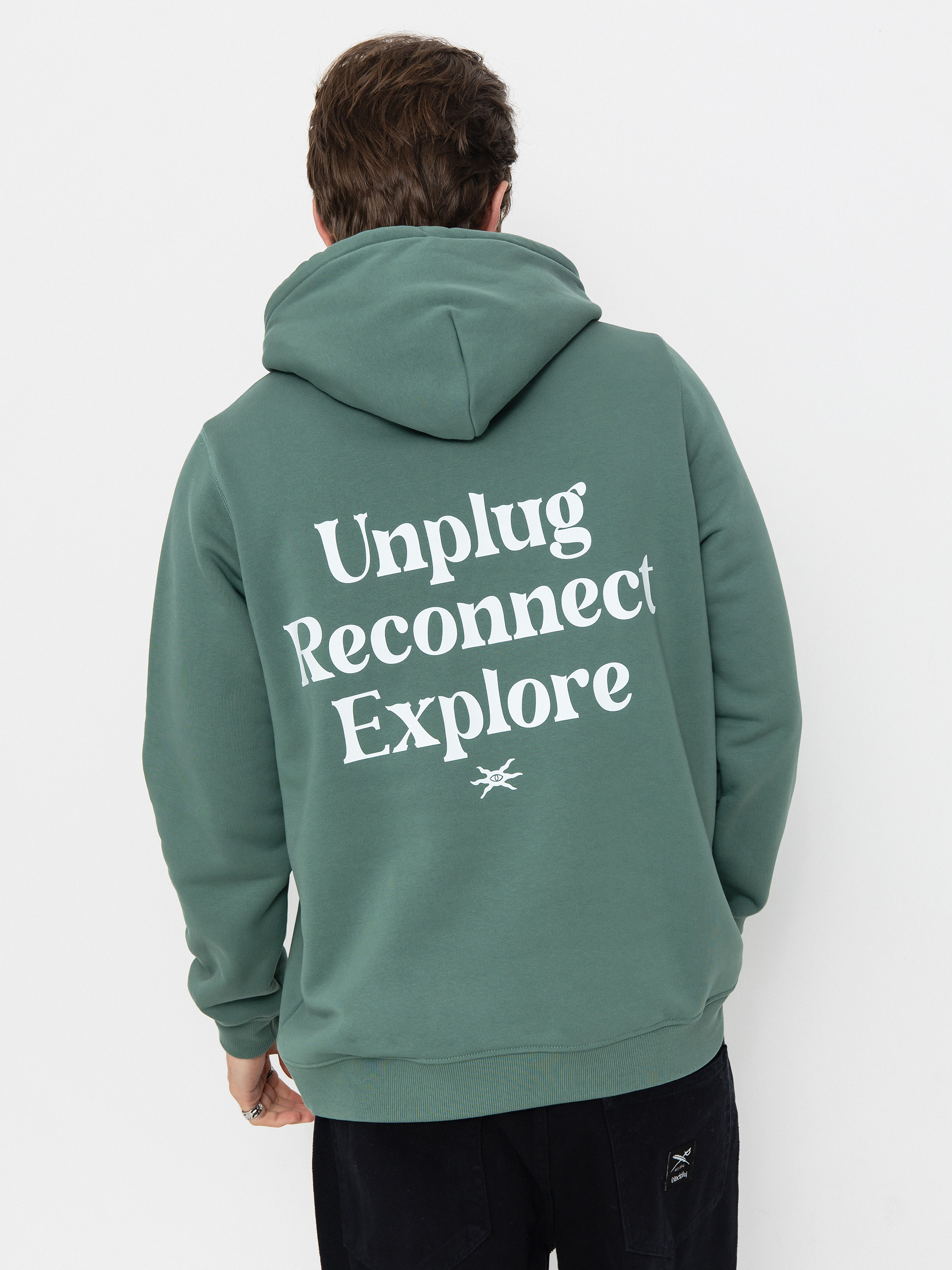 Hanorac cu glugu0103 Palto Explore HD (green)