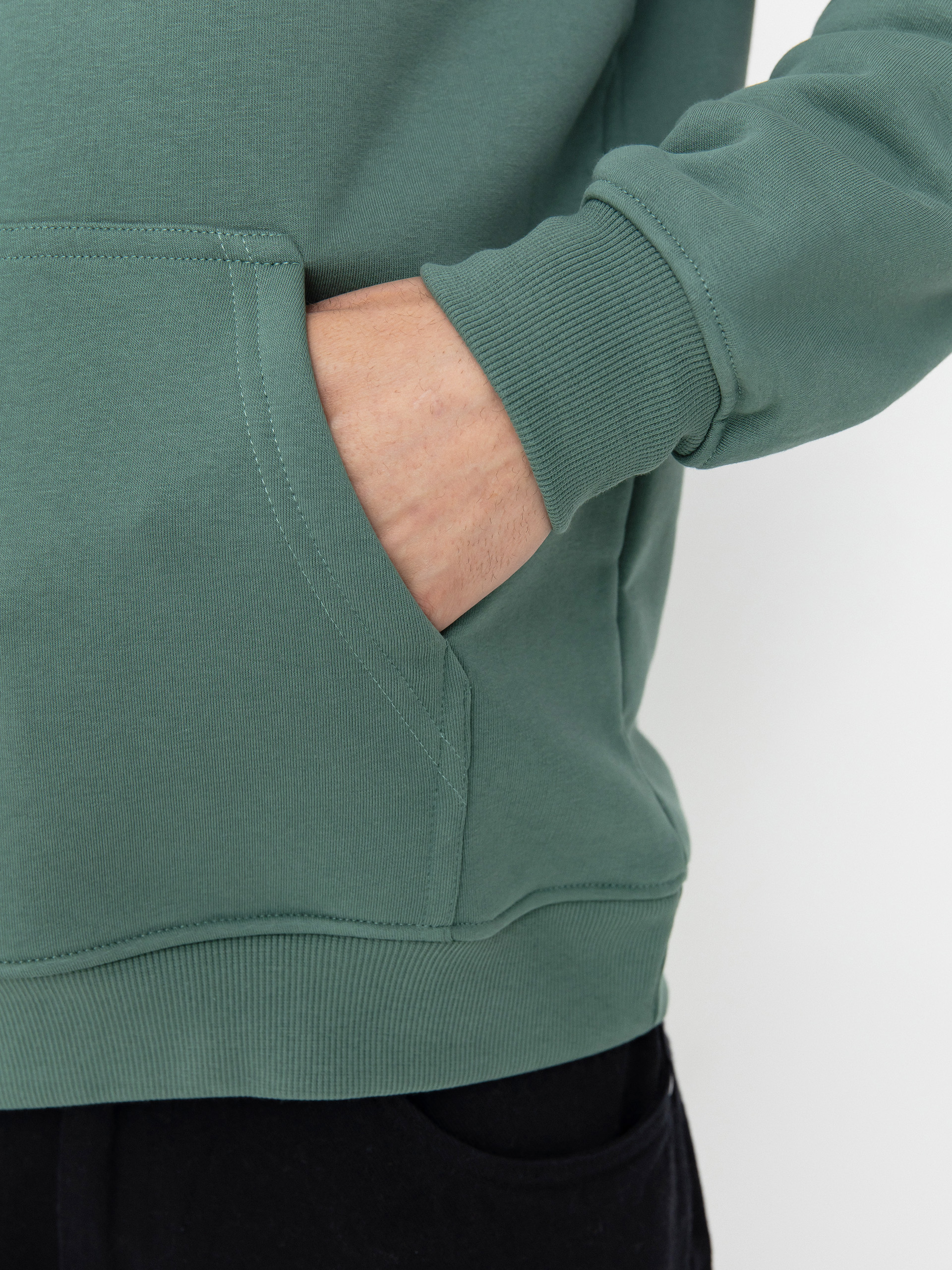 Hanorac cu glugă Palto Explore HD (green)