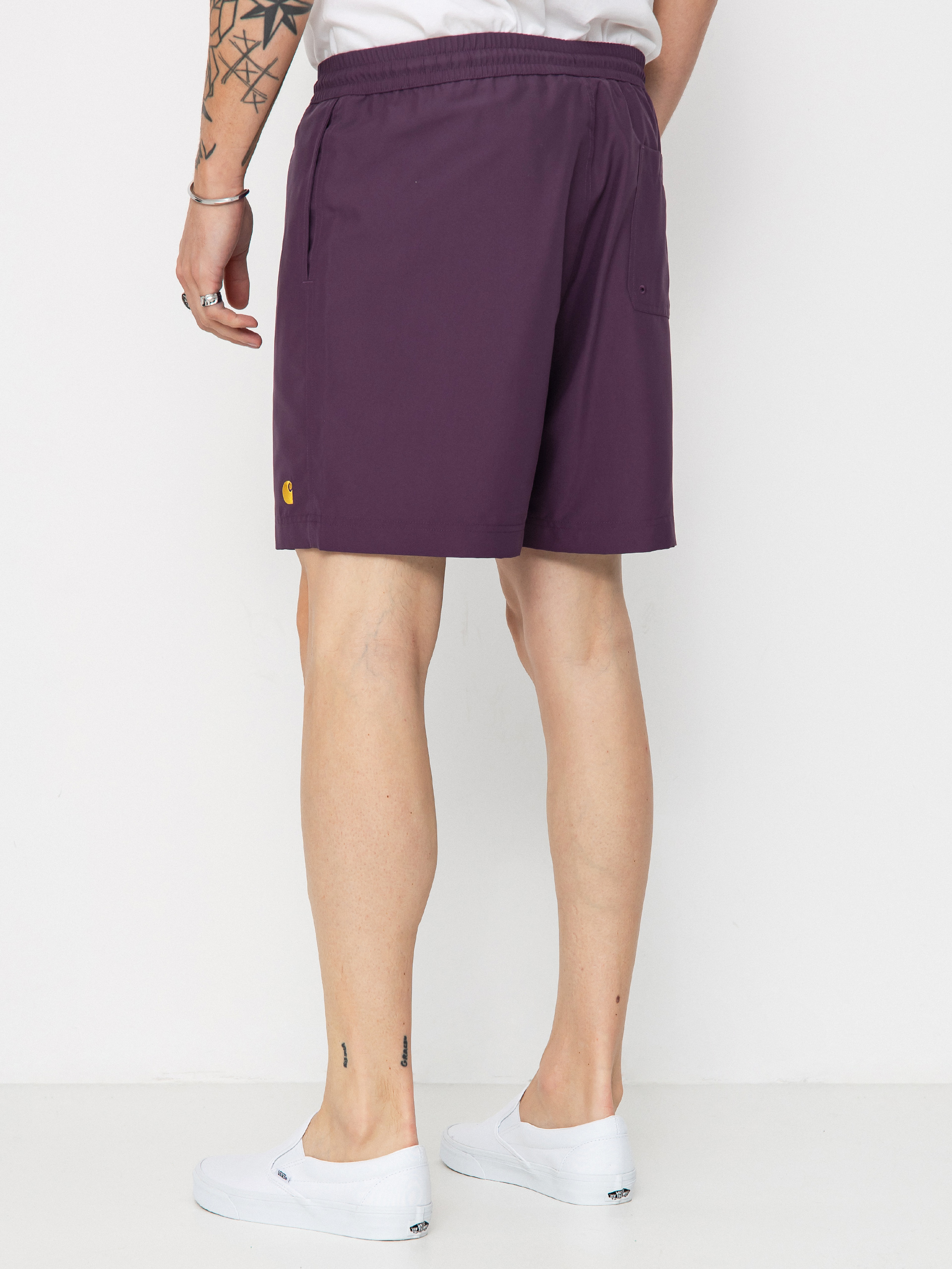 Pantaloni scurți Carhartt WIP Chase Swim (huckleberry/gold)