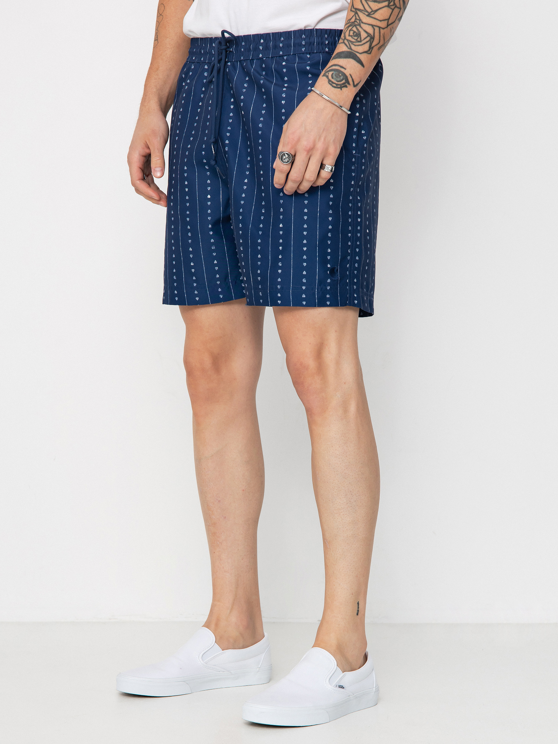 Pantaloni scurți Carhartt WIP Chase Swim (heart c pinstripe/ink/natural)