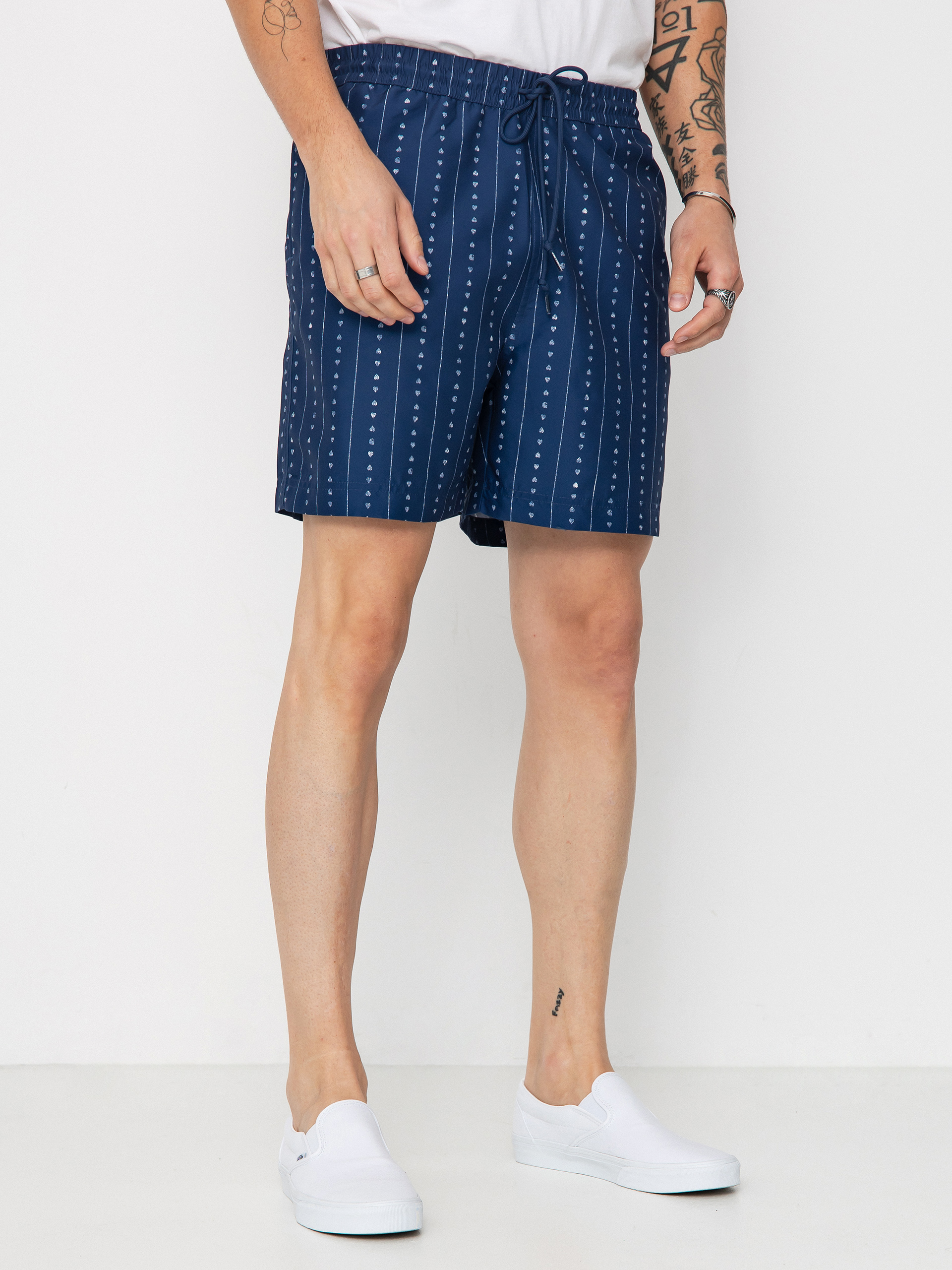 Pantaloni scurți Carhartt WIP Chase Swim (heart c pinstripe/ink/natural)