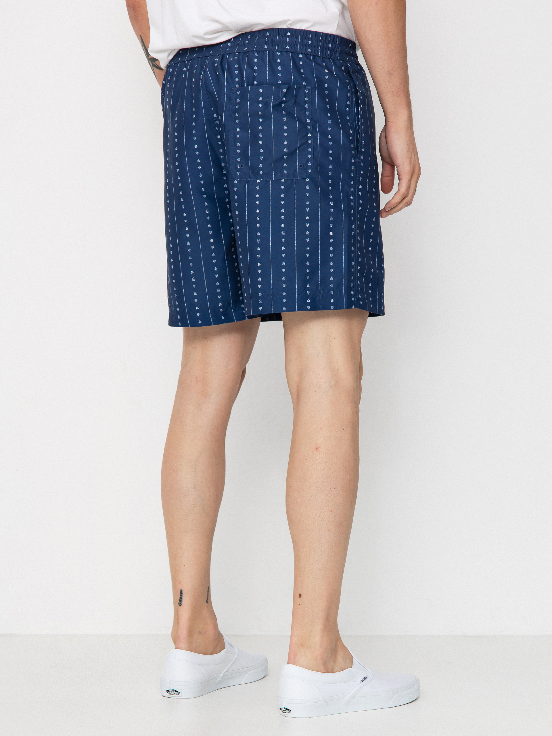 Pantaloni scurți Carhartt WIP Chase Swim (heart c pinstripe/ink/natural)