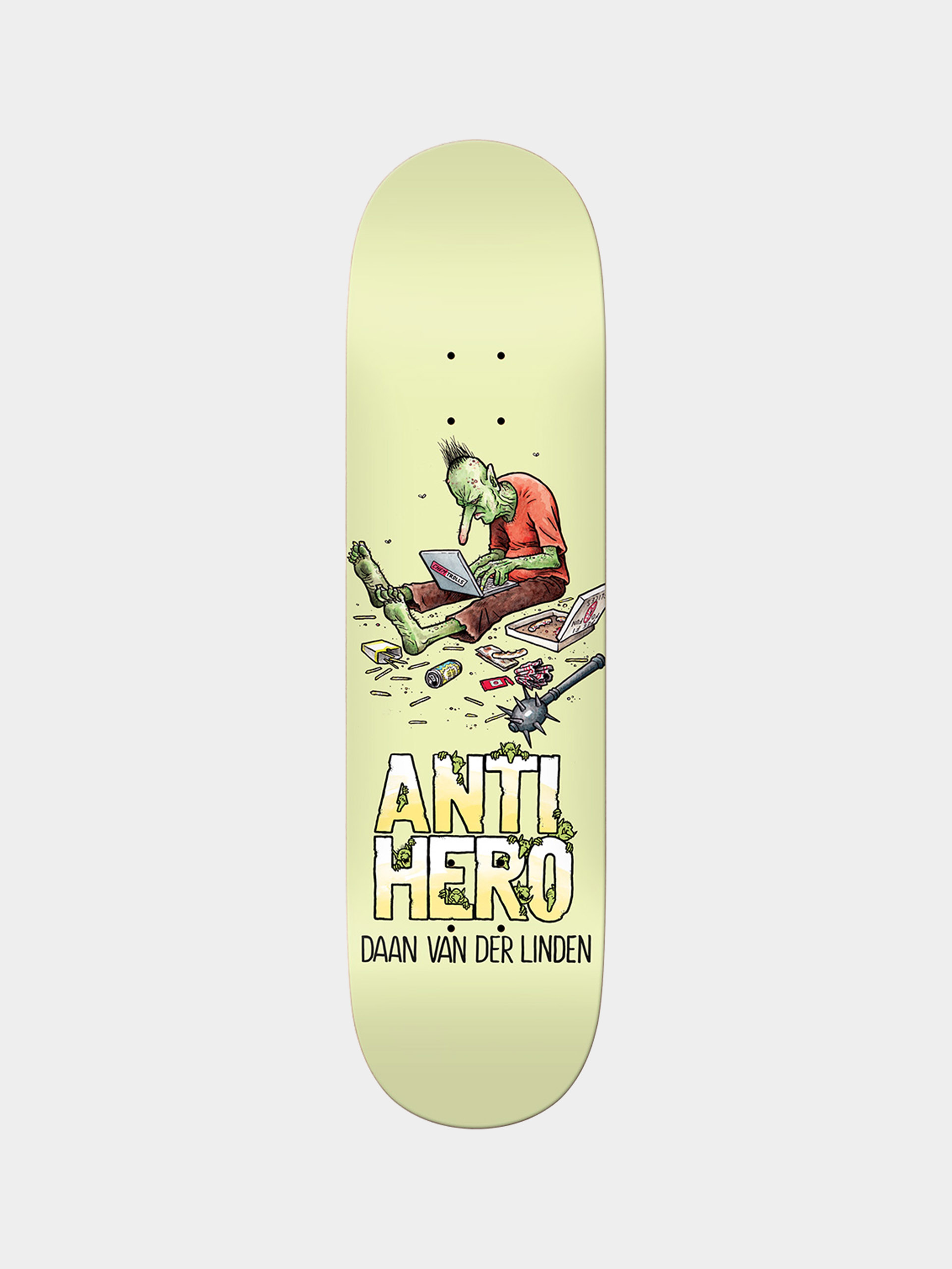 Placă Antihero Daan Trolls (light yellow)
