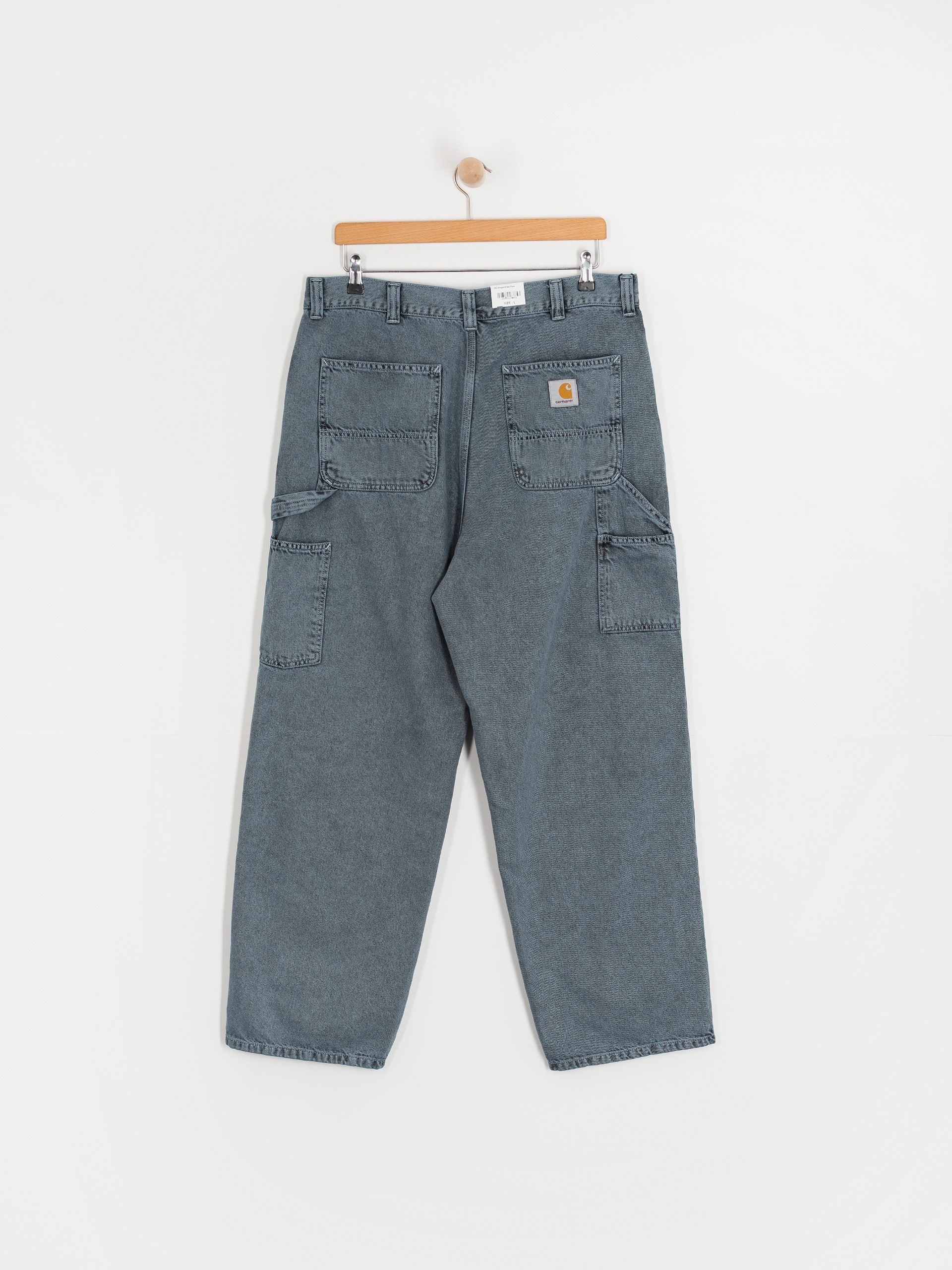 Pantaloni Carhartt WIP OG Single Knee (black/blue fog/garment dyed)