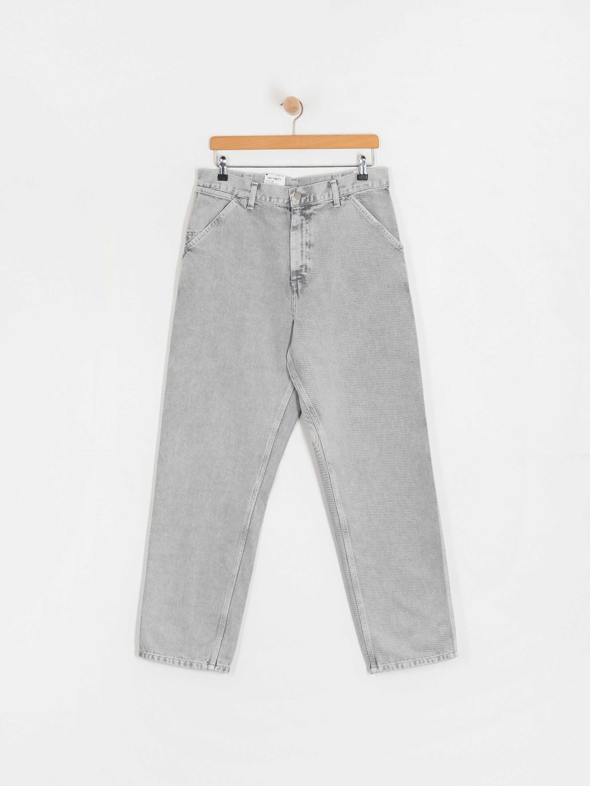 Pantaloni Carhartt WIP Single Knee (black/chalk wash)