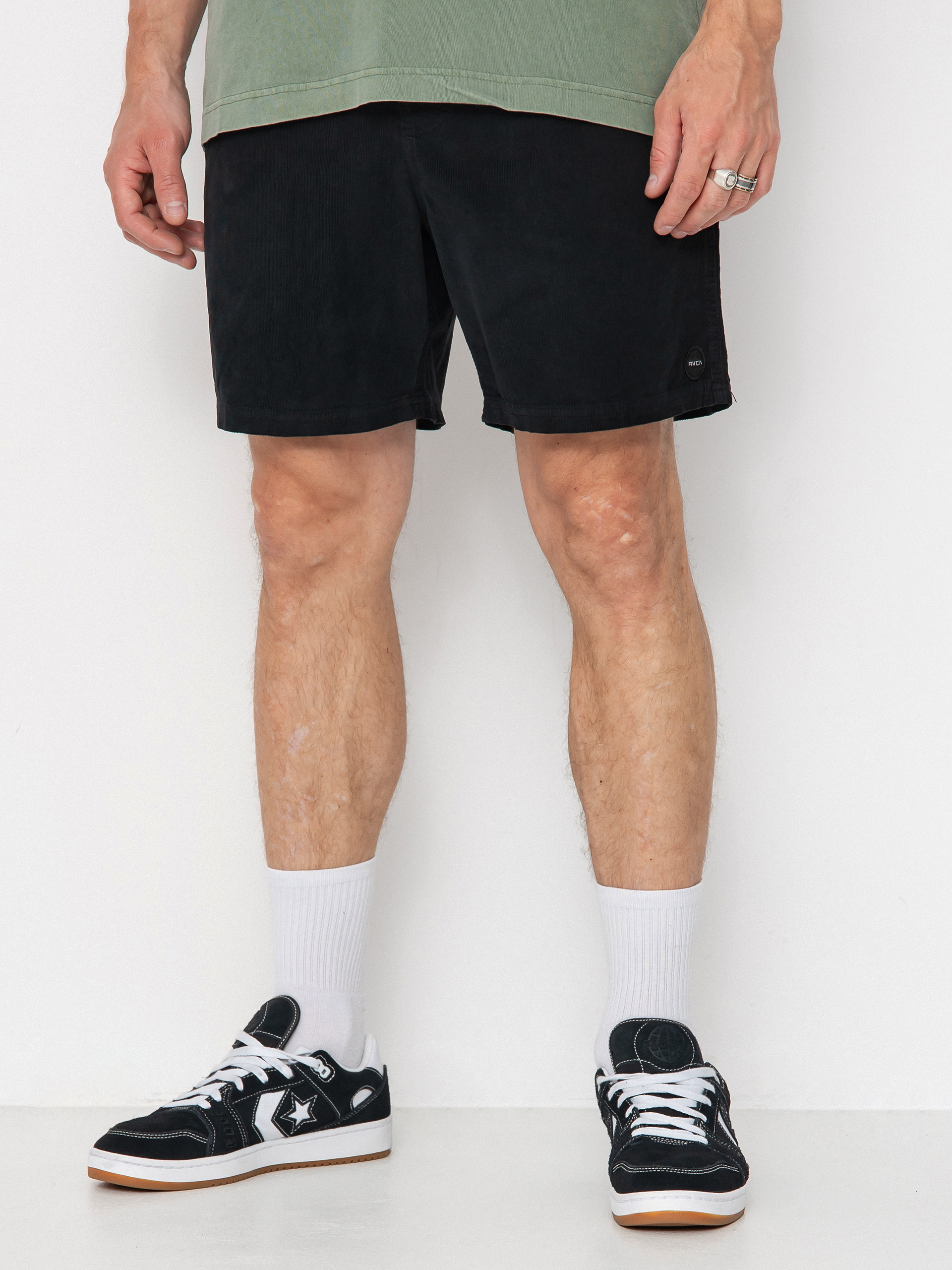 Pantaloni scurți RVCA Escape Elastic Cord II (black)