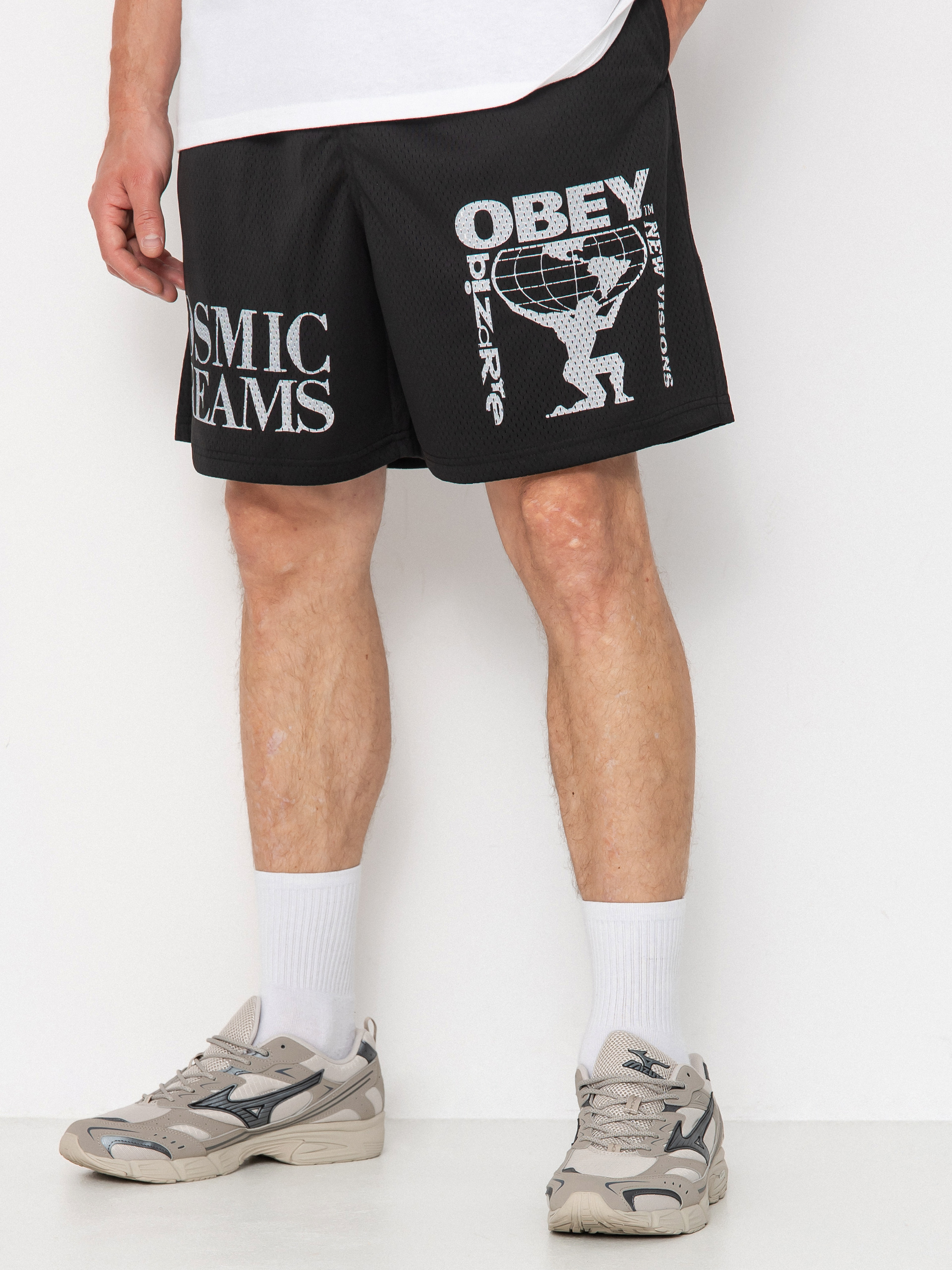 Pantaloni scurți OBEY Easy Cosmic Dreams Mesh (black)