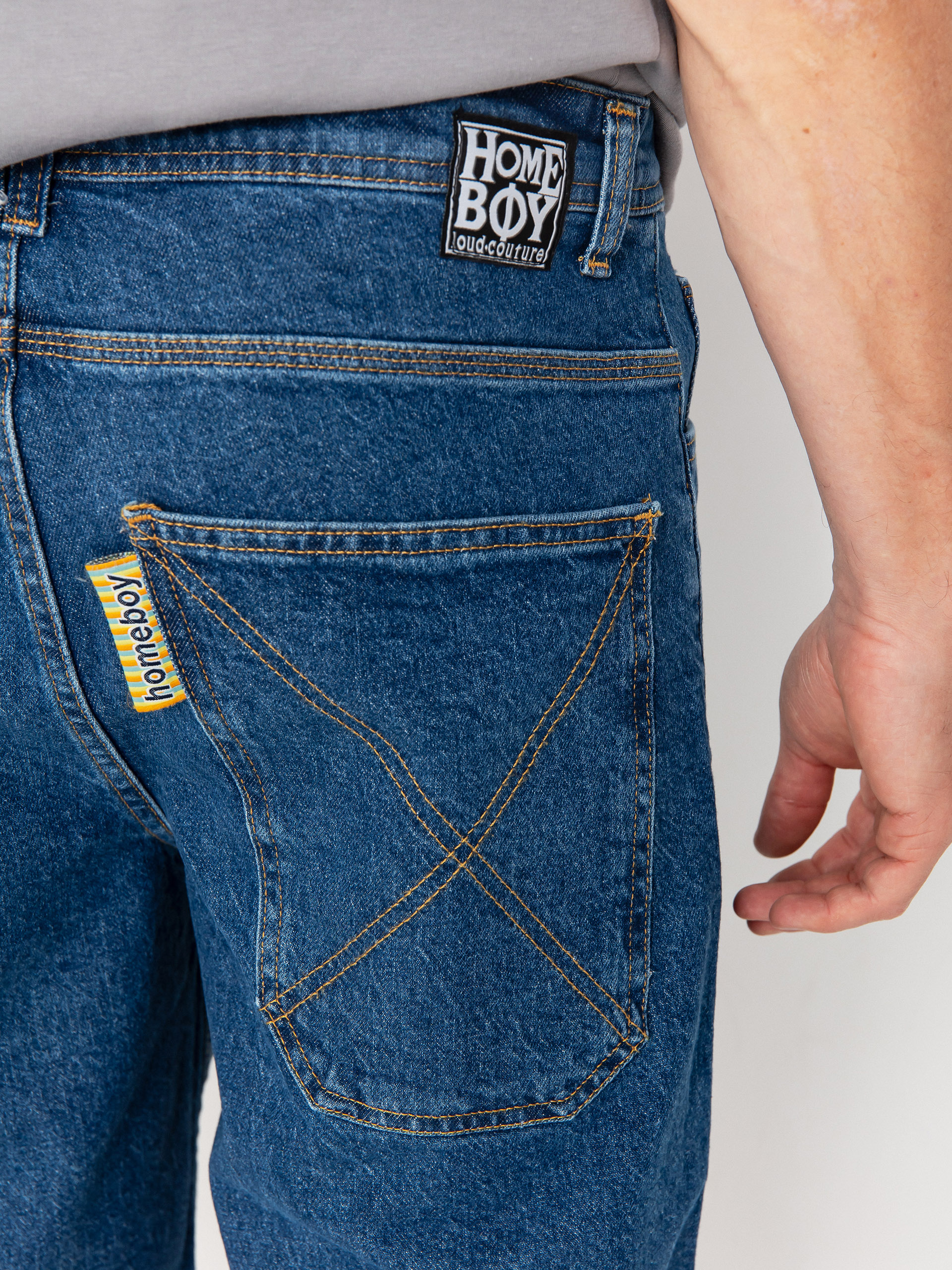 Pantaloni scurți Homeboy X Tra Baggy (washed blue)