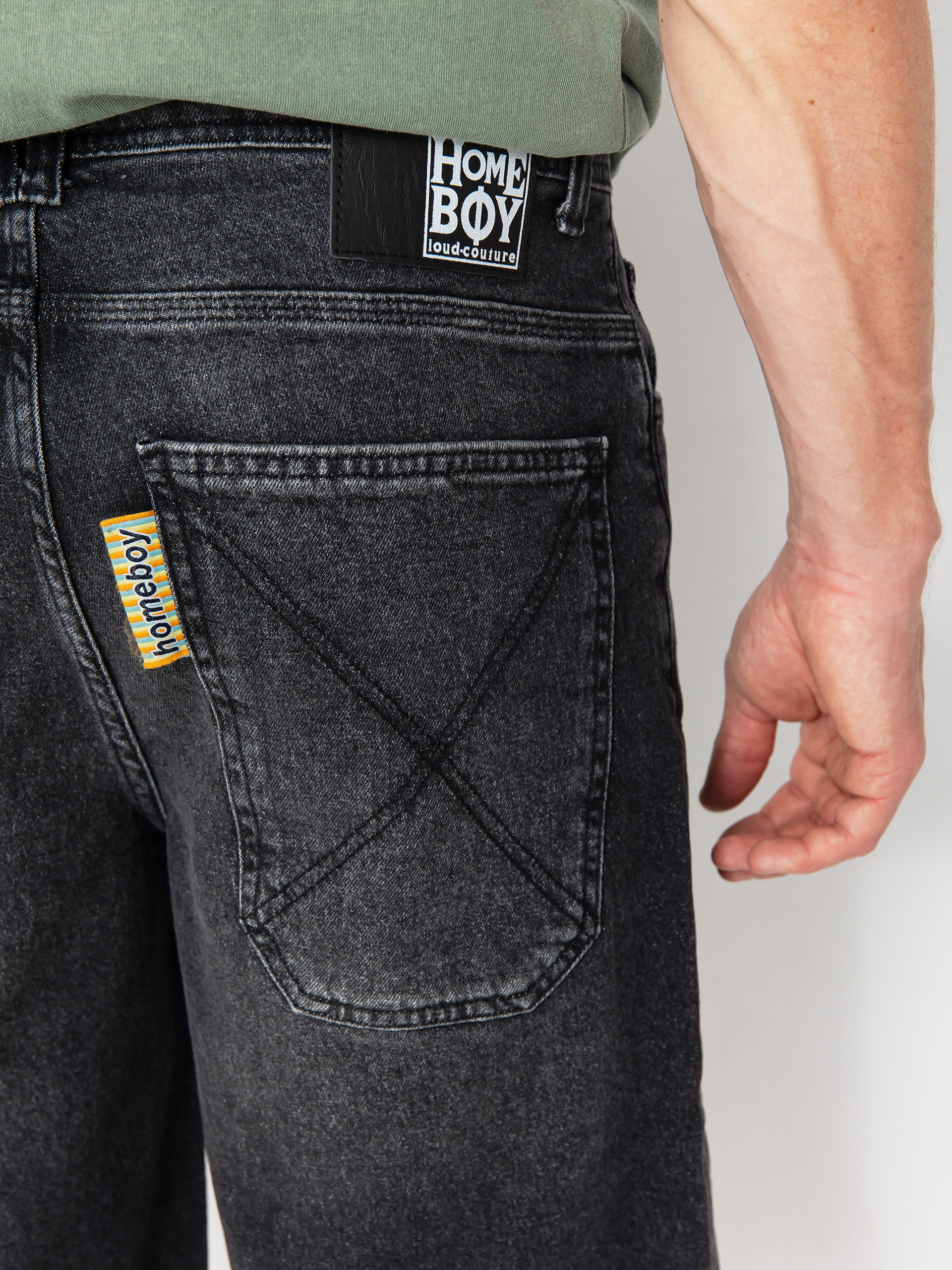 Pantaloni scurți Homeboy X Tra Baggy Vintage (vintage black)