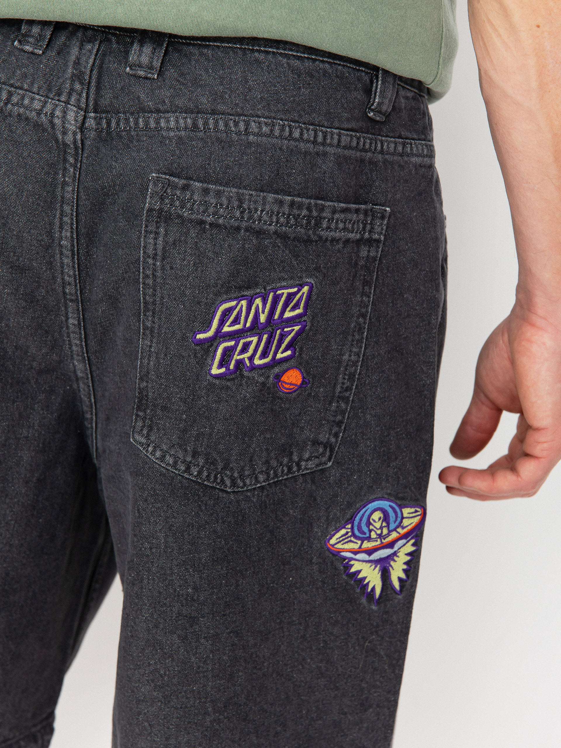 Pantaloni scurți Santa Cruz Winkowski UFO Big (grey)