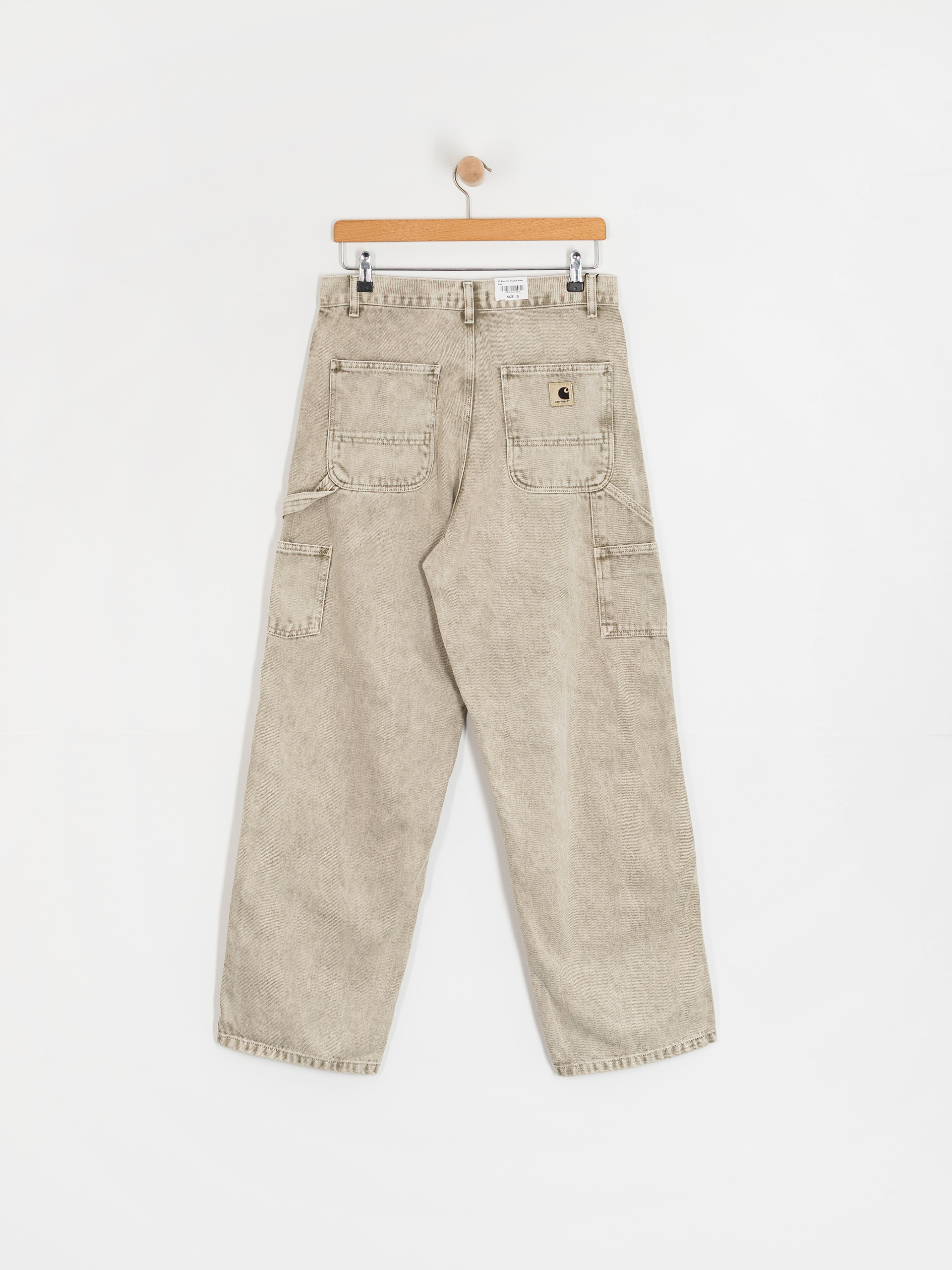 Pantaloni Carhartt WIP Brandon Double Knee Wmn (opuntia/chalk wash)