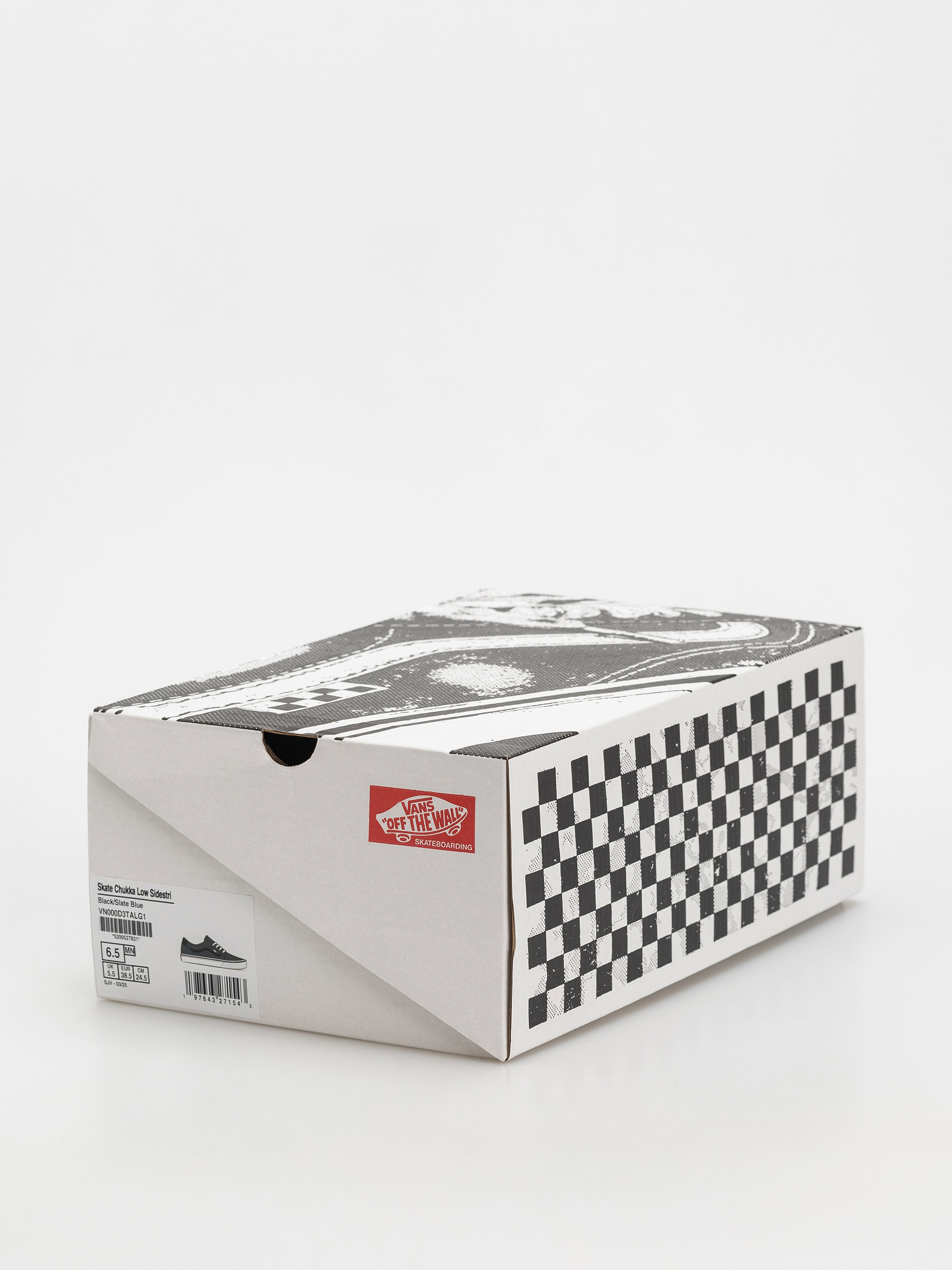 Pantofi Vans Skate Chukka Low Sidestripe (black/slate blue)