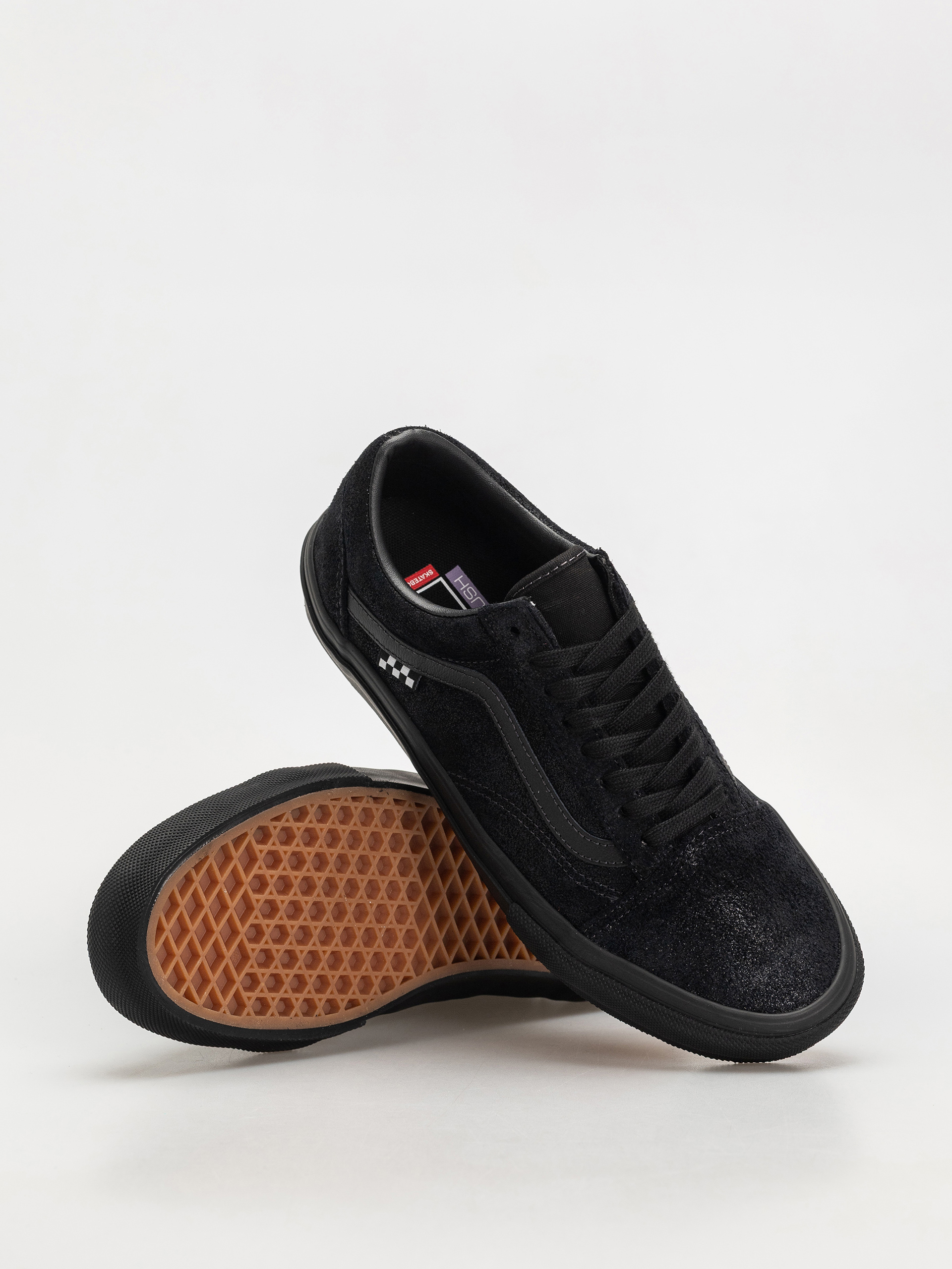 Pantofi Vans Skate Old Skool (metallic black/smoke)