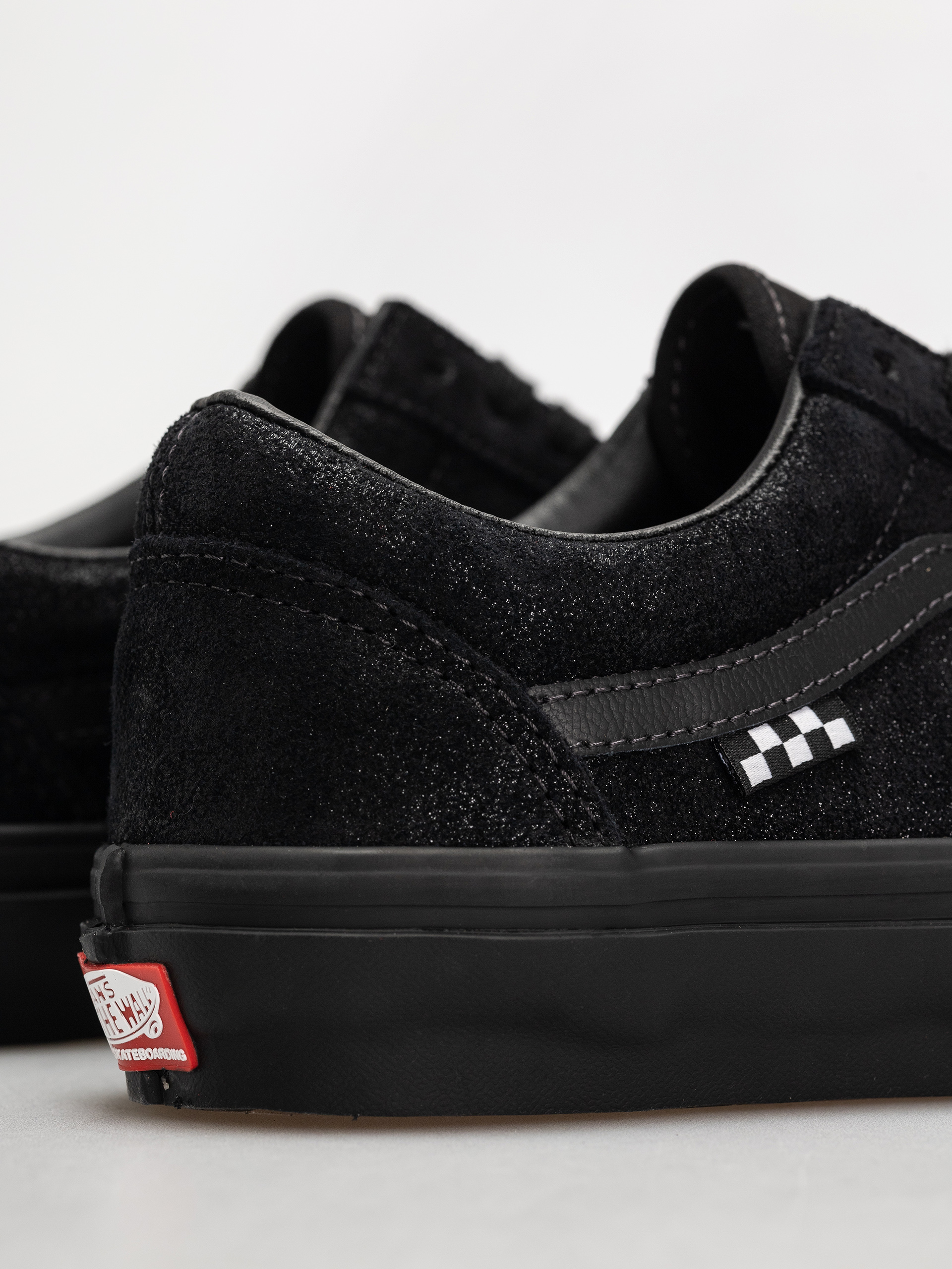 Pantofi Vans Skate Old Skool (metallic black/smoke)