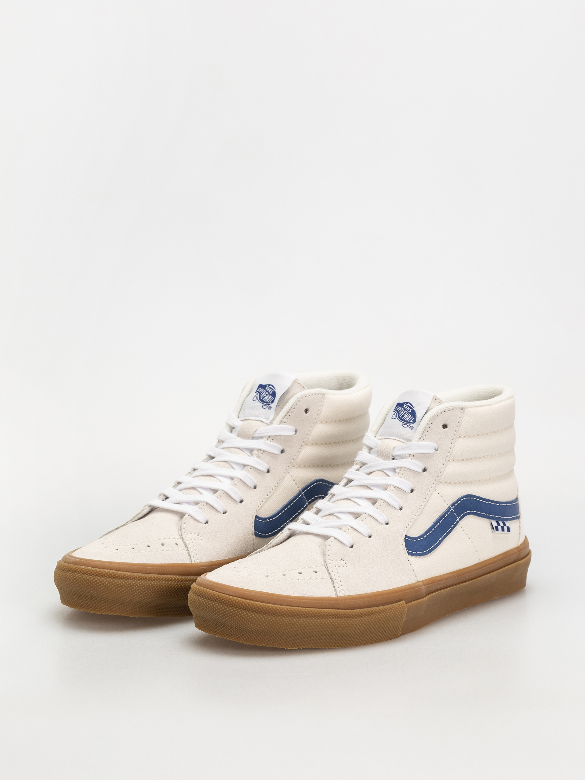 Pantofi Vans Skate Sk8 Hi (marshmallow/blue/gum)