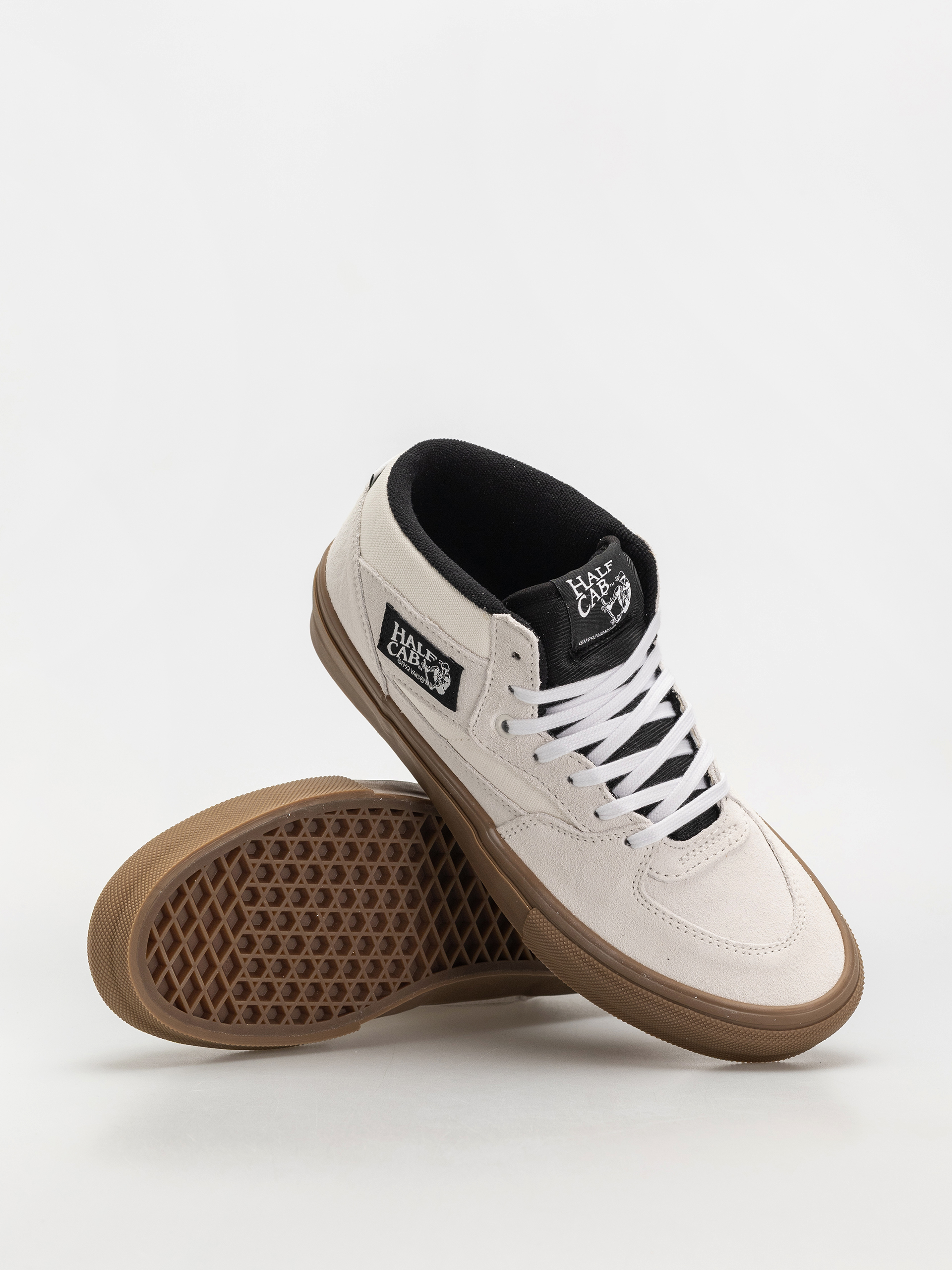 Pantofi Vans Skate Half Cab (antique white/gum)