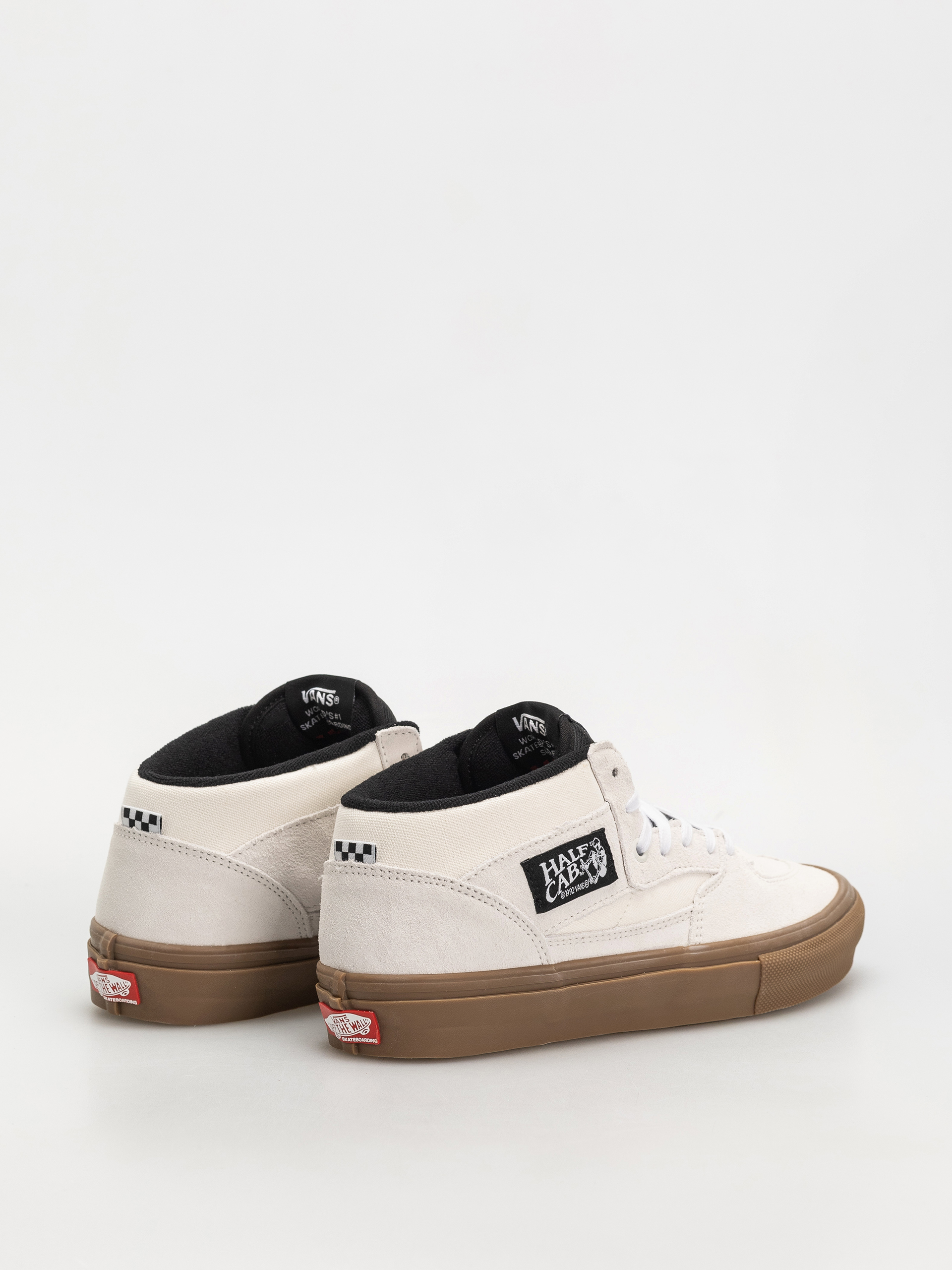 Pantofi Vans Skate Half Cab (antique white/gum)
