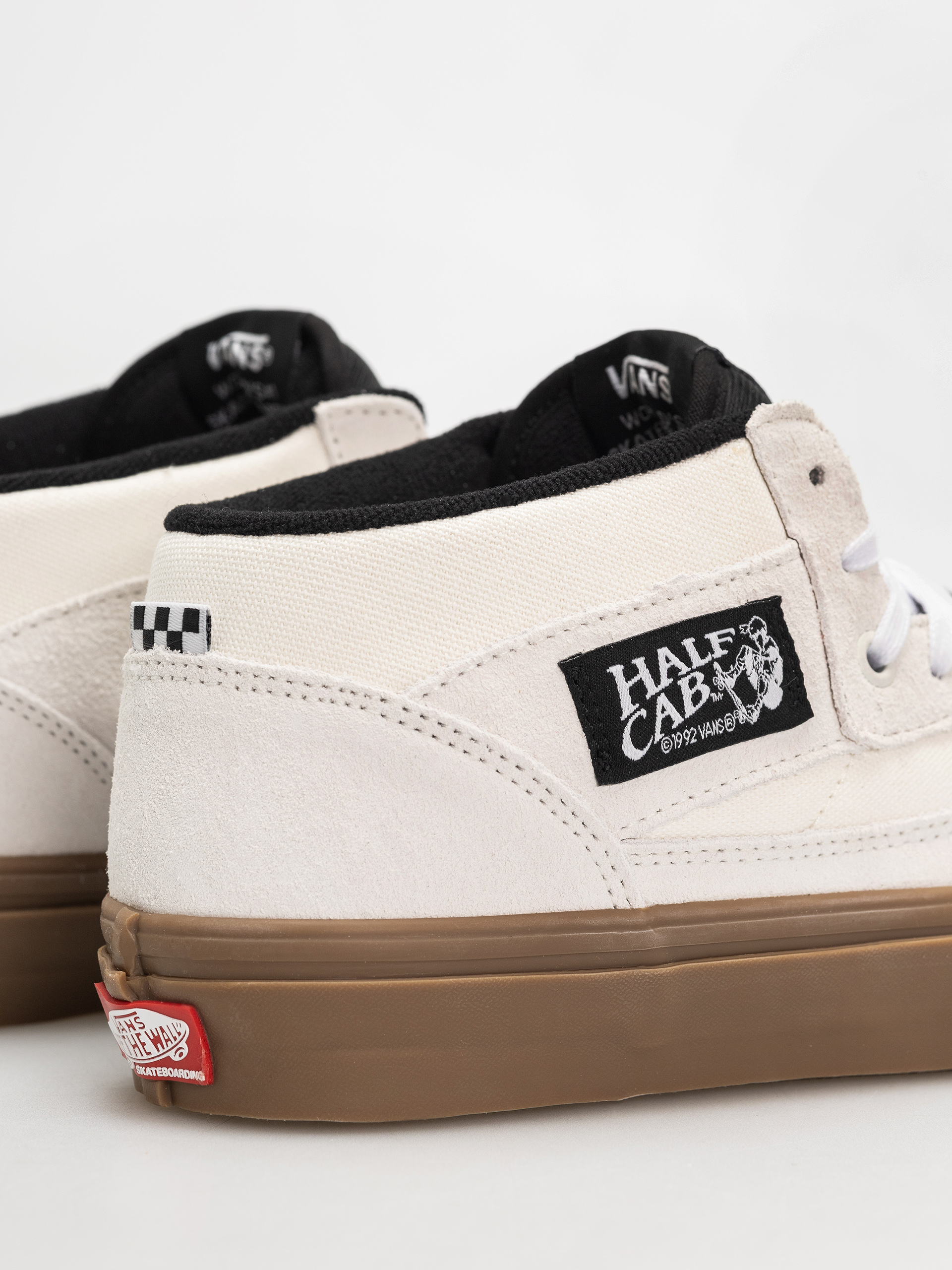 Pantofi Vans Skate Half Cab (antique white/gum)