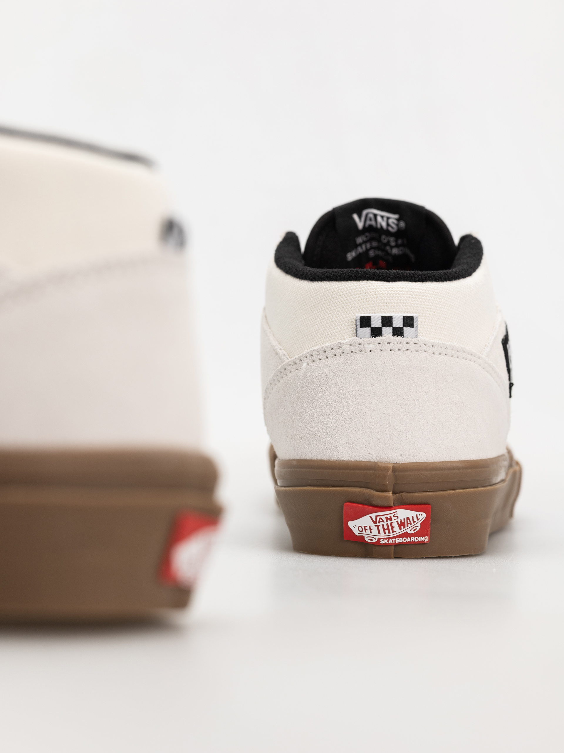 Pantofi Vans Skate Half Cab (antique white/gum)
