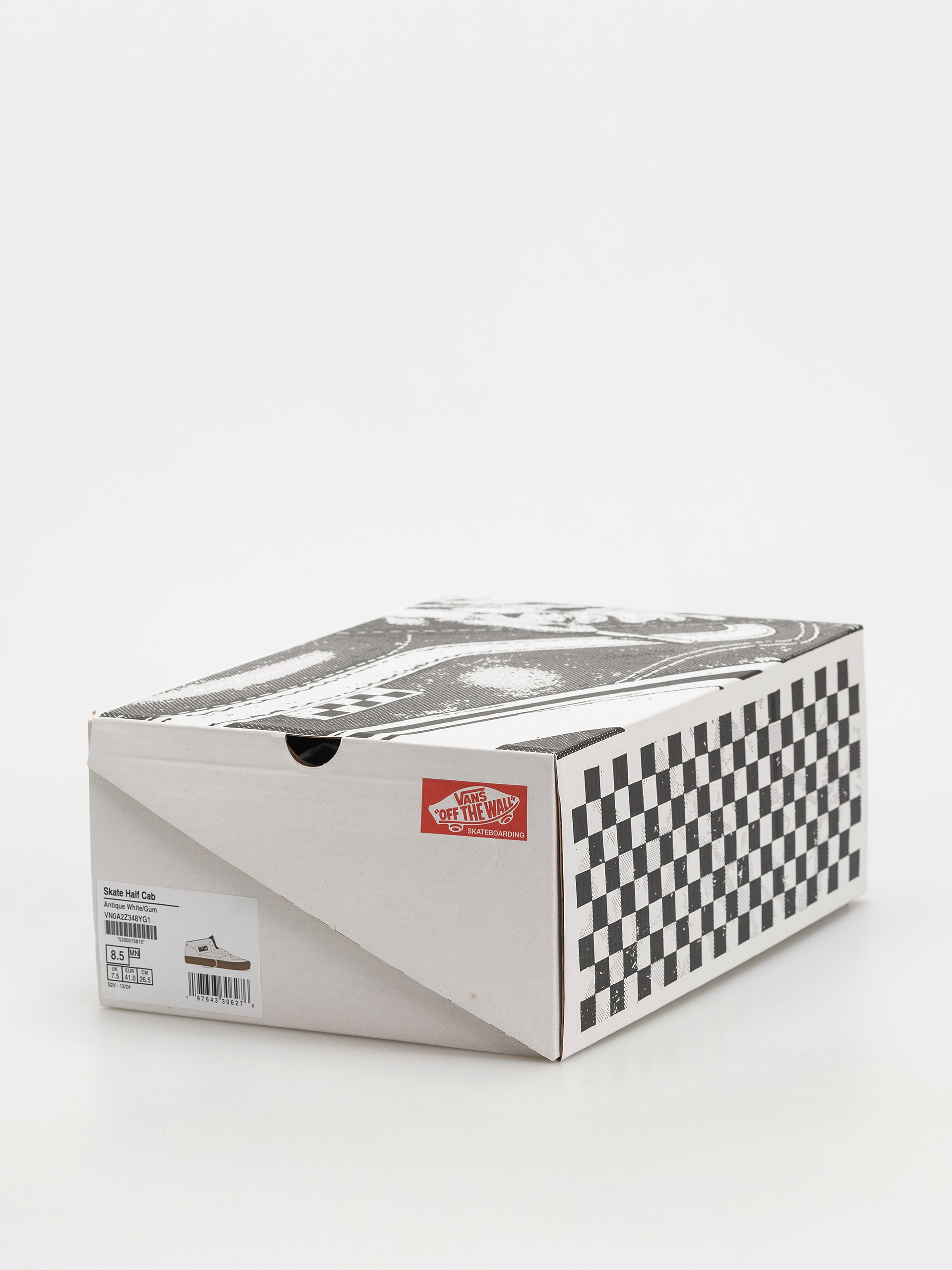 Pantofi Vans Skate Half Cab (antique white/gum)