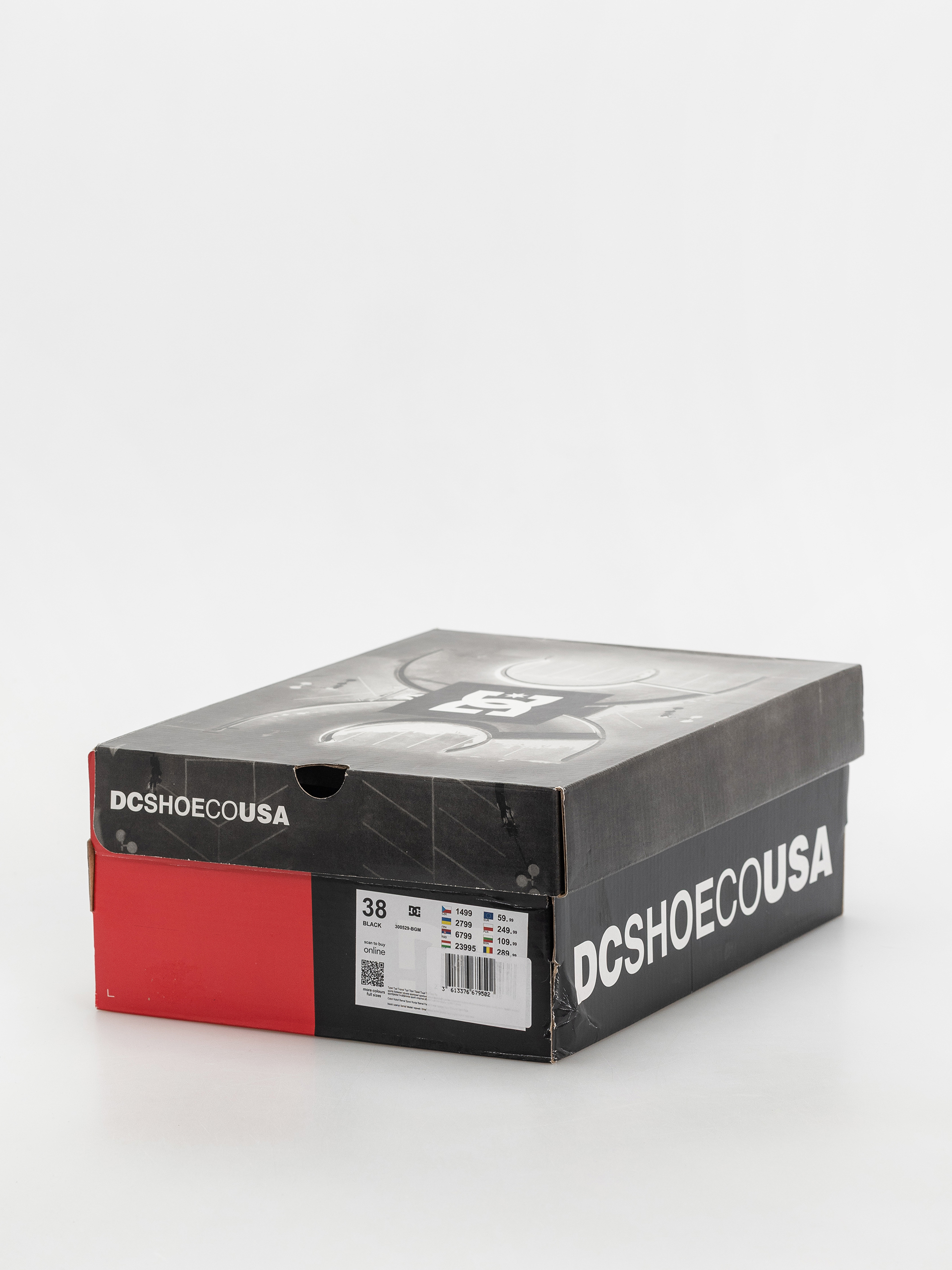 Pantofi DC Court Graffik (black/gum)