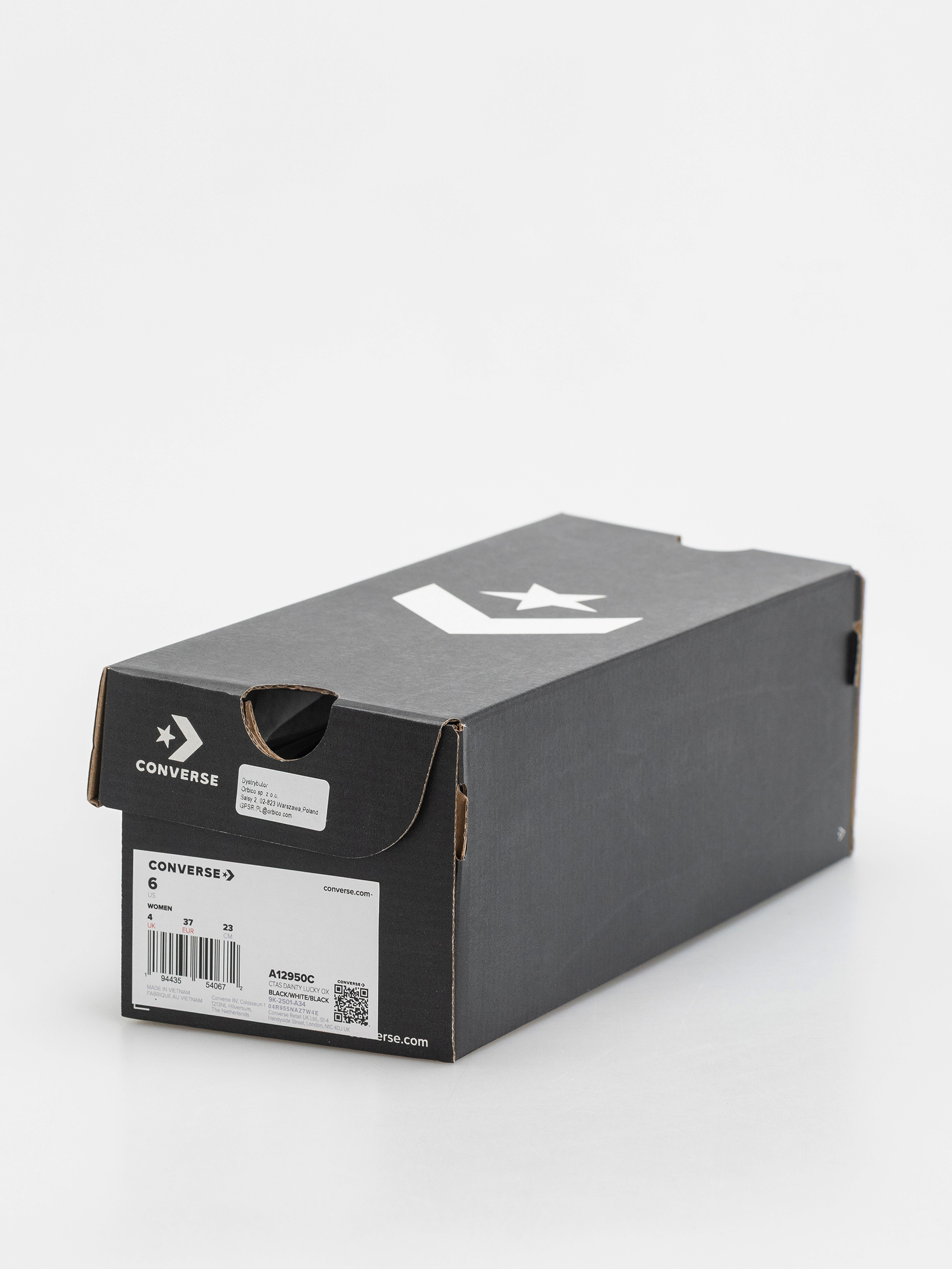 Teniși Converse Chuck Taylor All Star Dainty Lucky Ox Wmn (black/white/black)