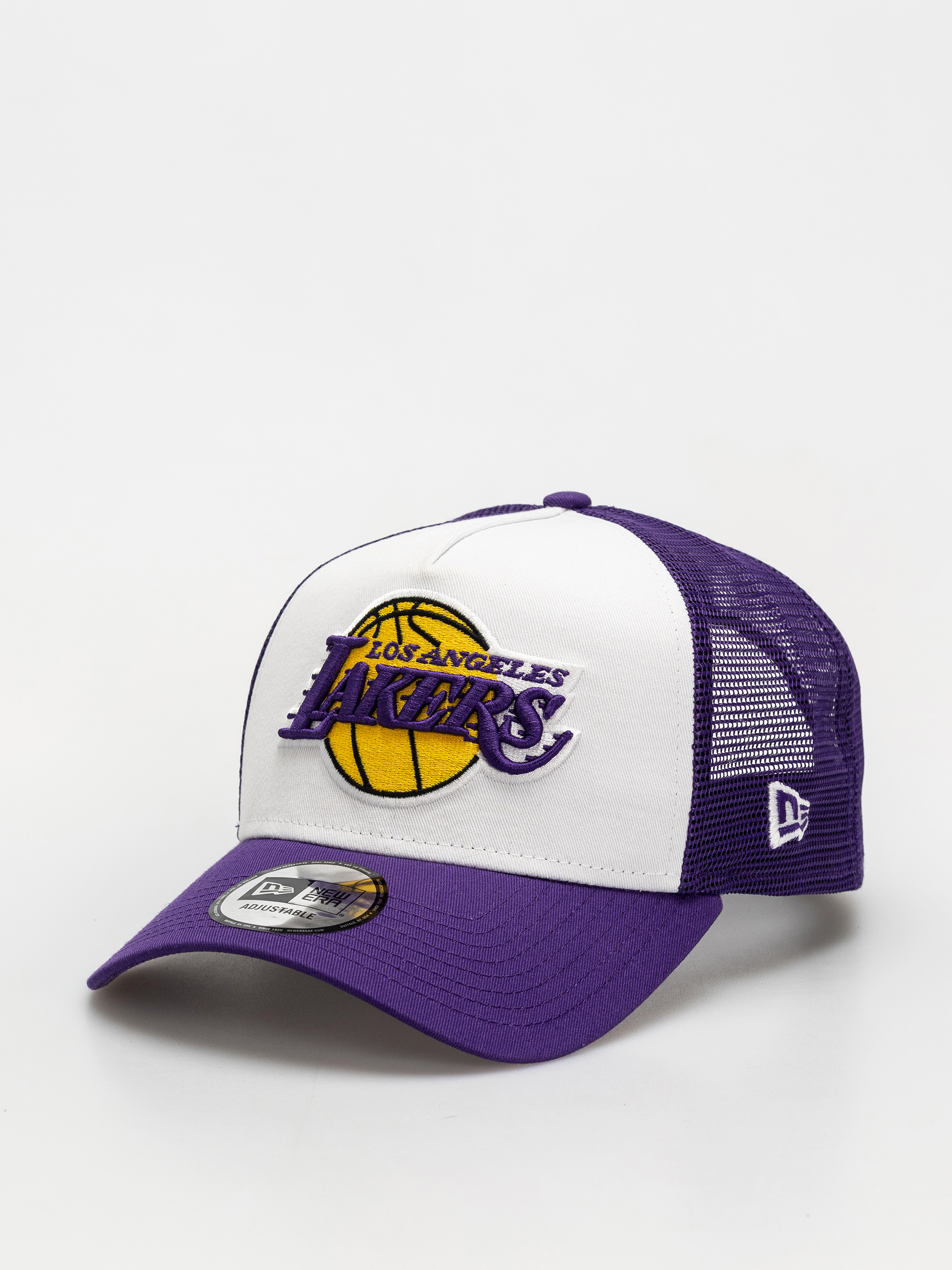 Șapcă New Era NBA Side Patch Trucker Los Angeles Lakers (violet/white)