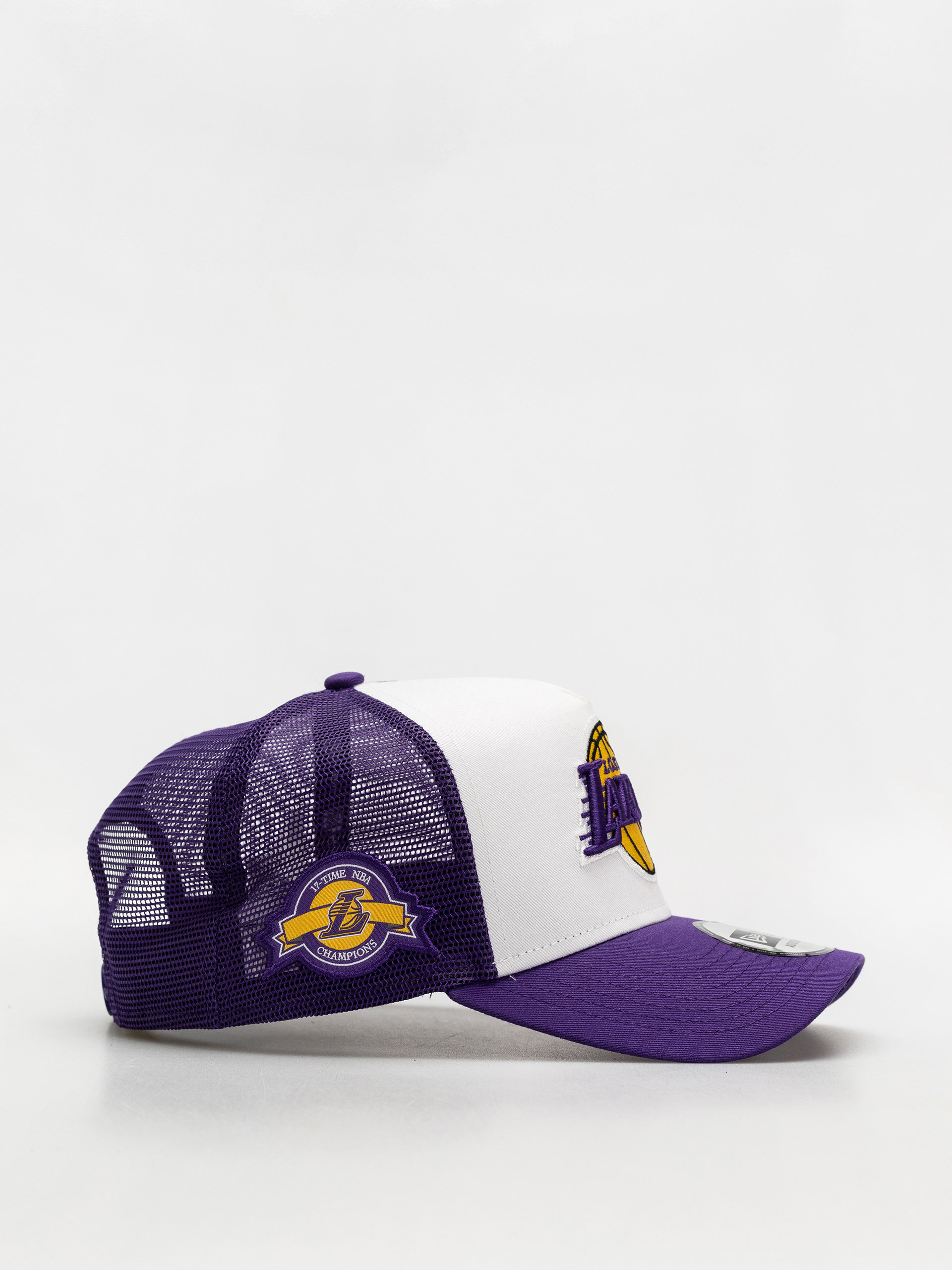 Șapcă New Era NBA Side Patch Trucker Los Angeles Lakers (violet/white)