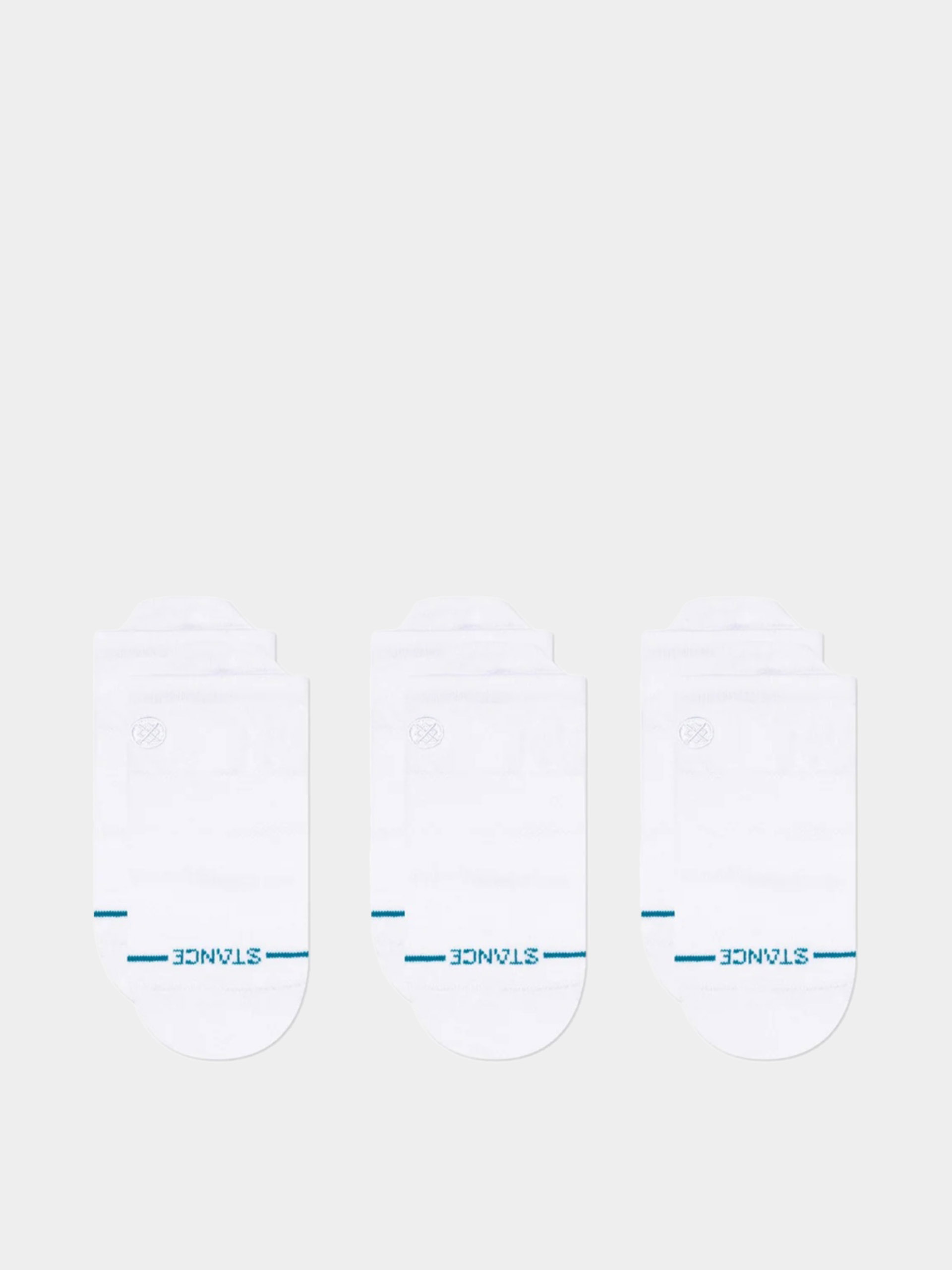 Șosete Stance Icon Low Tab 3 Pack (white)