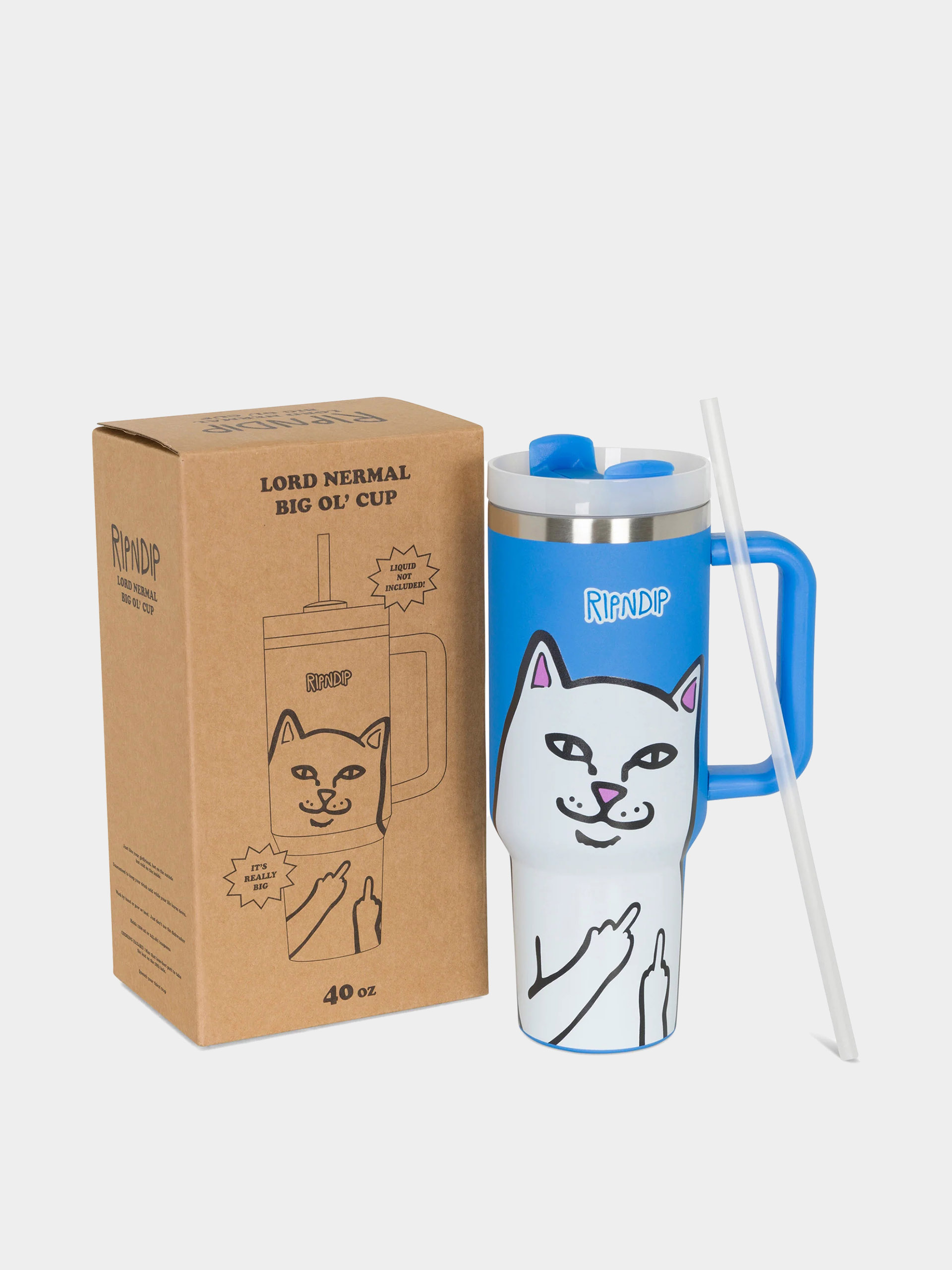 Akcesoria RipNDip Lord Nermal Big Ol Cup Tumbler (blue)