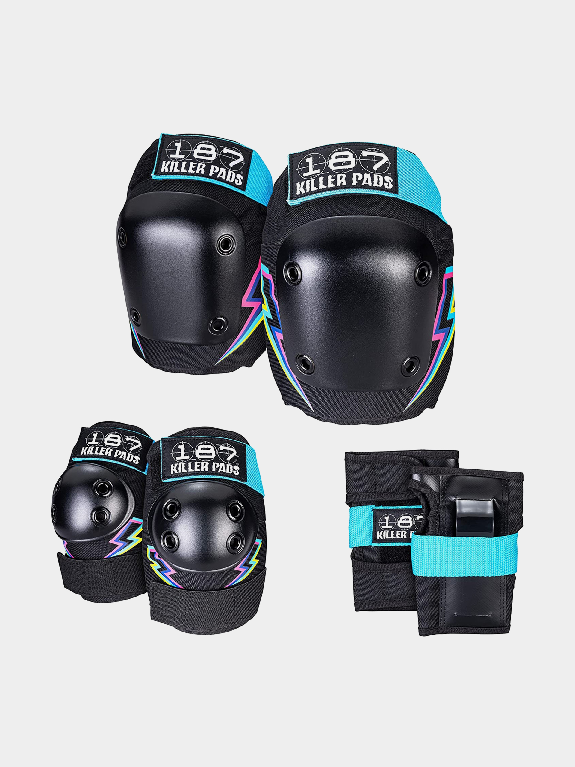 Apărători 187 Killer Pads Six Pack Set Electric Bolt (multi)