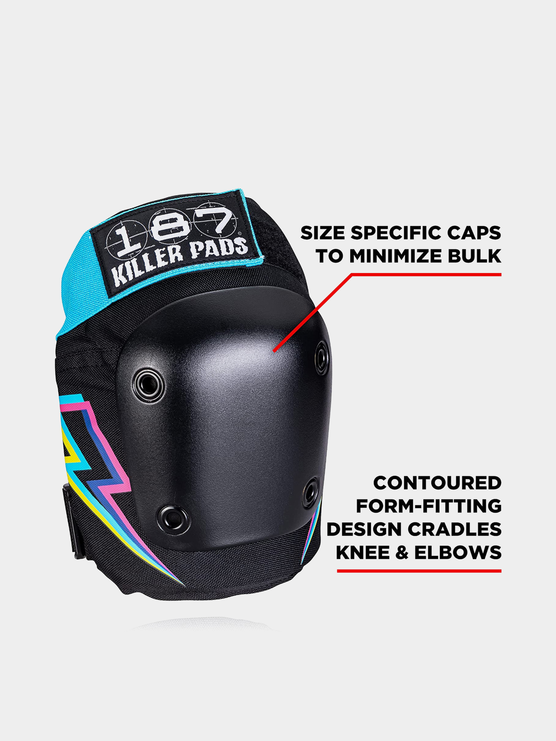 Apărători 187 Killer Pads Six Pack Set Electric Bolt (multi)