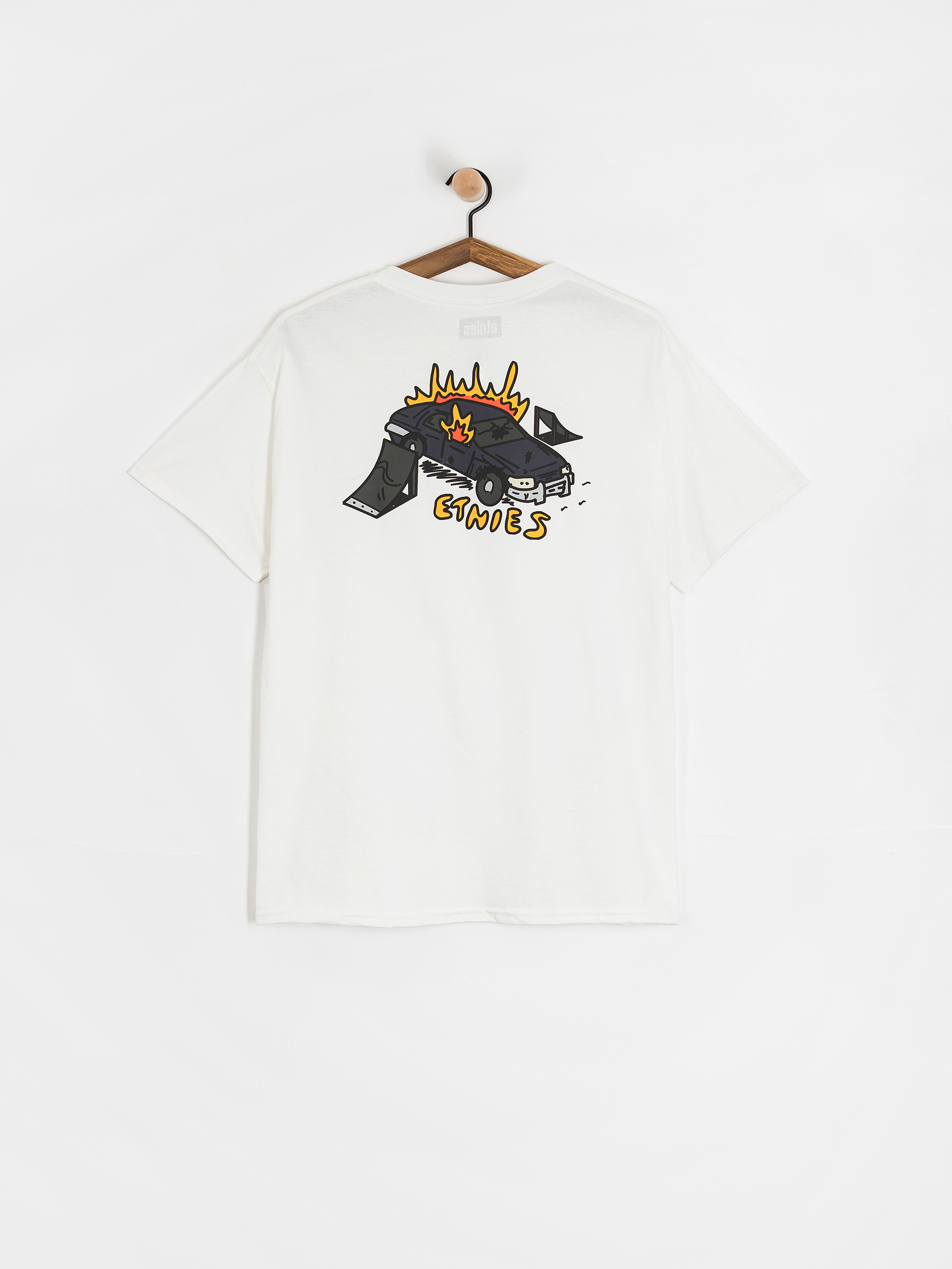 Tricou Etnies On Fire (white)