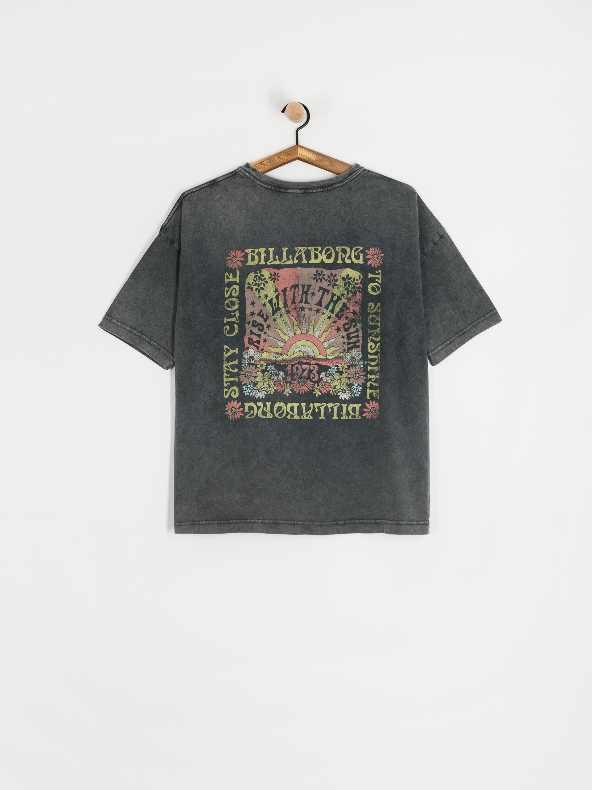 Tricou Billabong Out Until Dawn Wmn (off black)