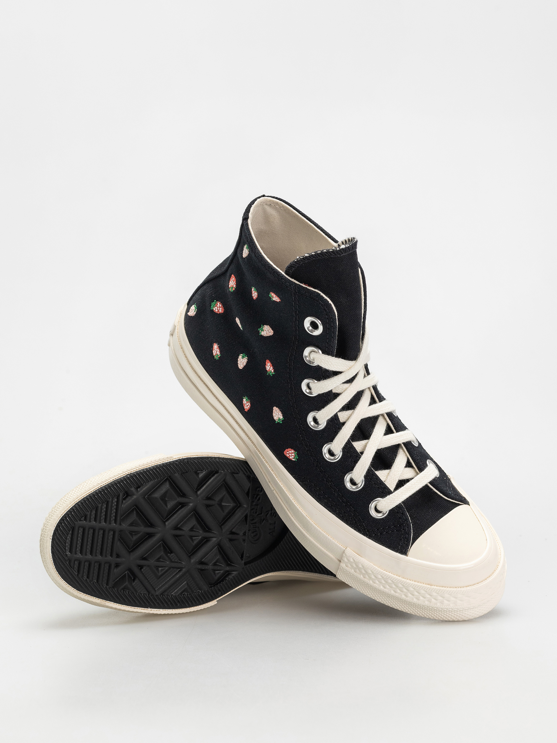 Teniși Converse Chuck 70 Hi - negru (black/soft red/green)