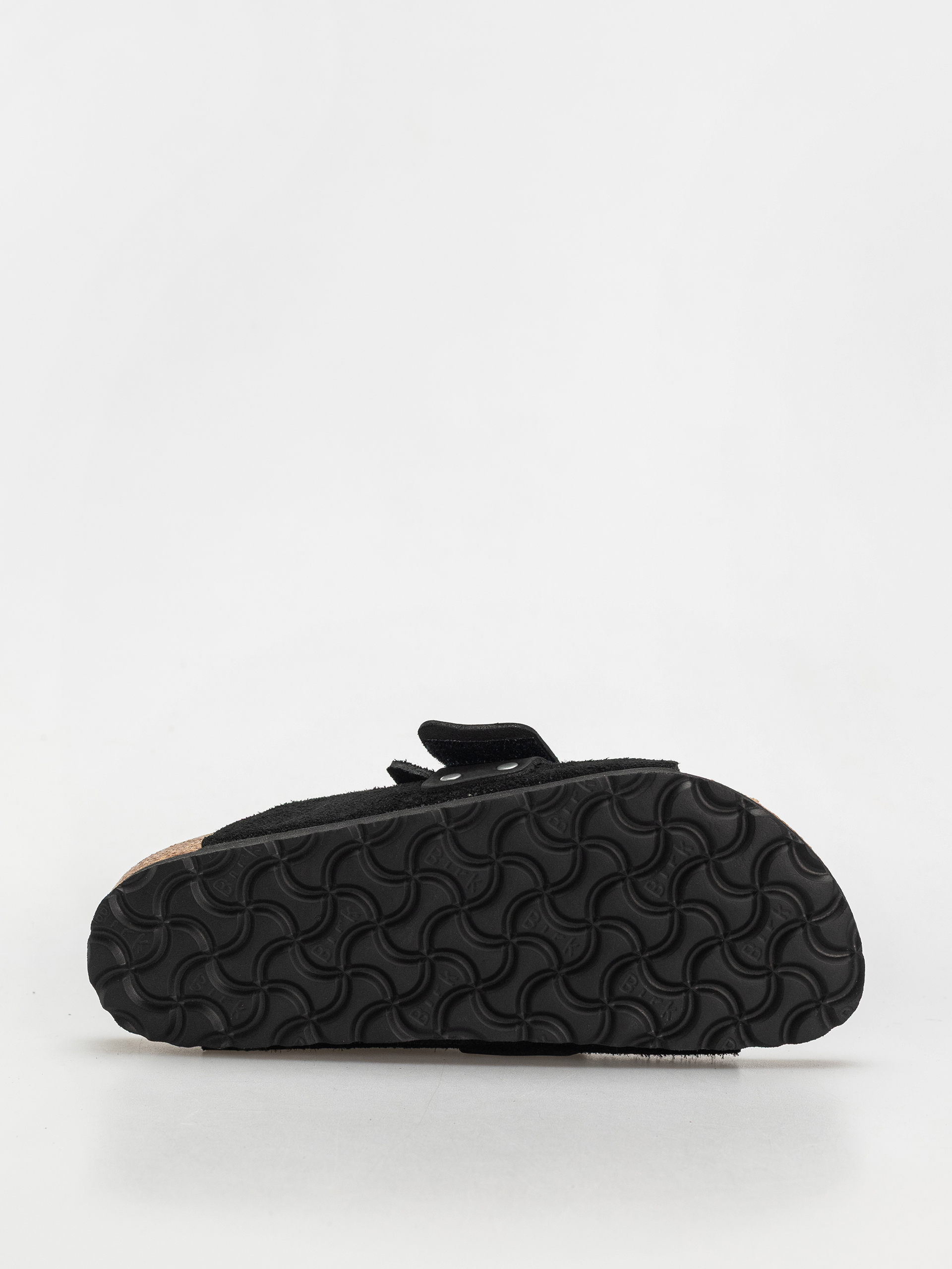 Șlapi Birkenstock Kyoto Nubuck Suede Leather Narrow Wmn (black)