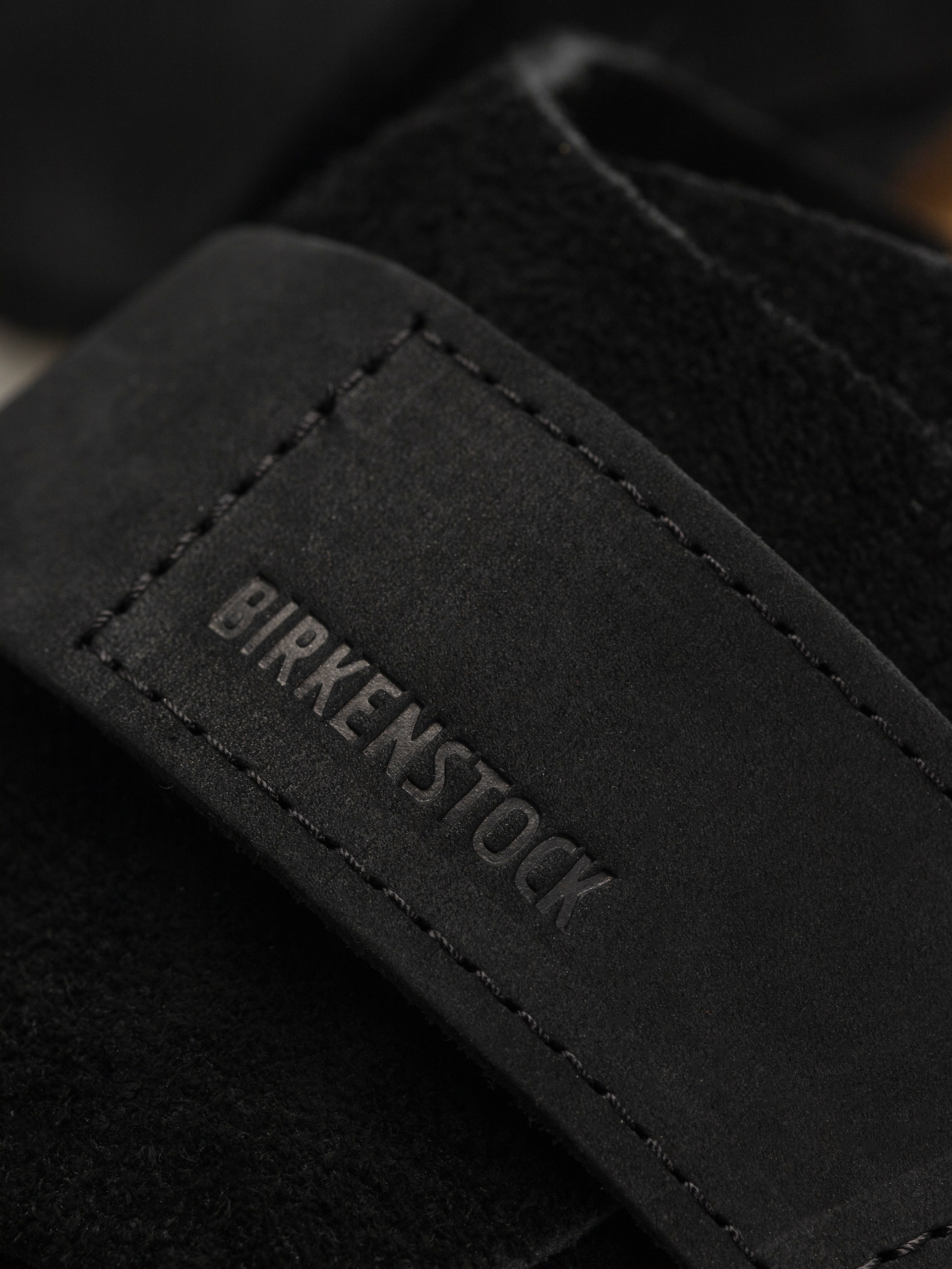 Șlapi Birkenstock Kyoto Nubuck Suede Leather Narrow Wmn (black)
